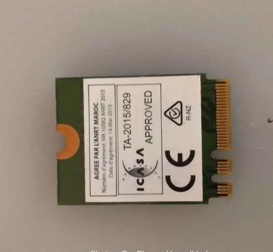 Qualcomm Atheros QCA9377 a/b/g/n/ac + BT 4.1 M.2 1630 A-E Key Mini Card QCNFA43