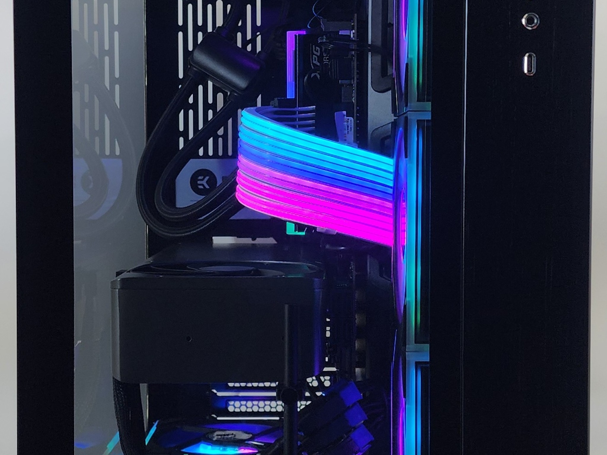 Gaming PC Ryzen 9 9950X 32GB RAM 1TB SSD RTX 4070 Ti SUPER 16GB Win11 Computer