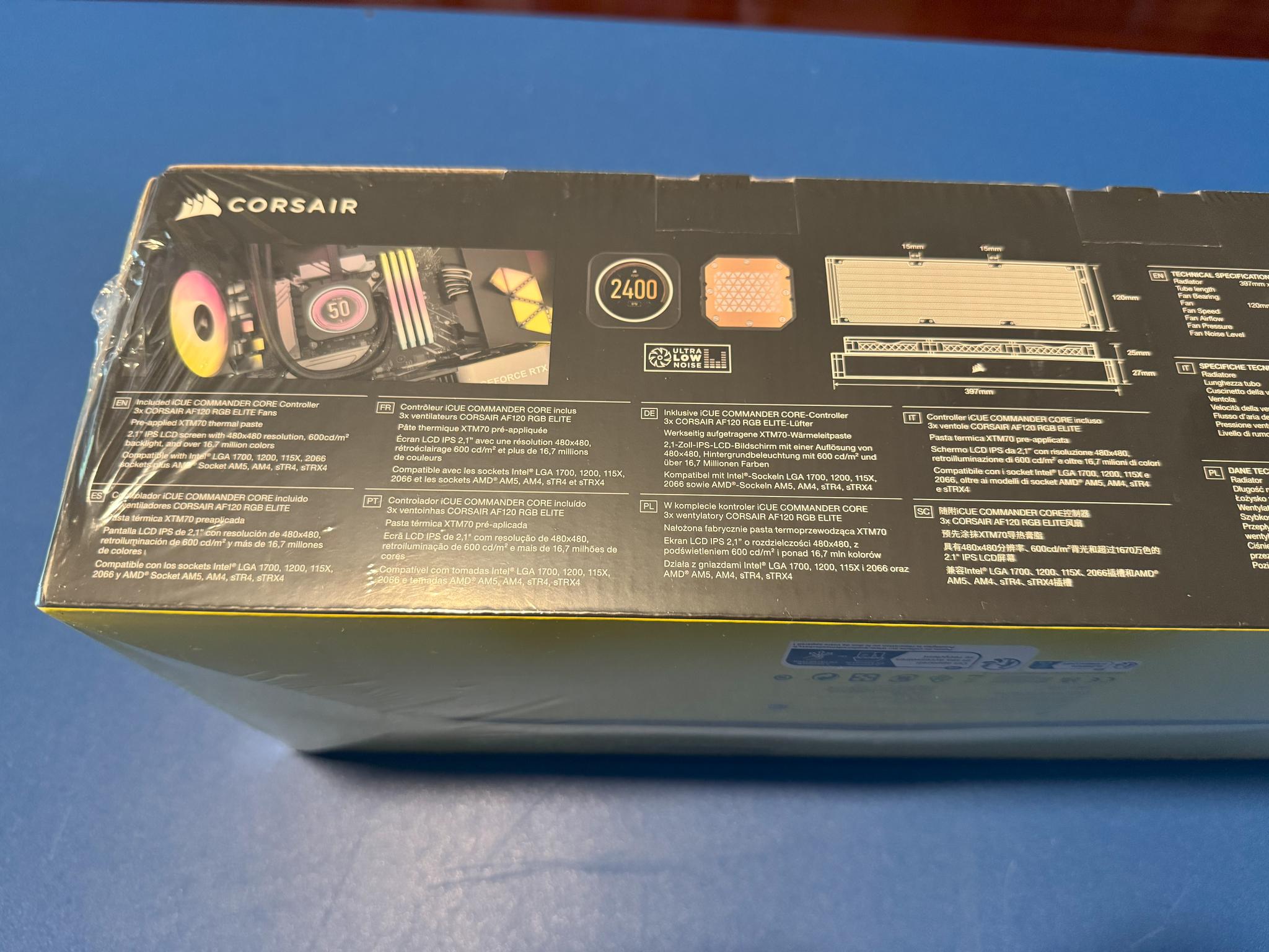 Corsair iCue H150i Elite LCD XT - 360mm (New in Box)