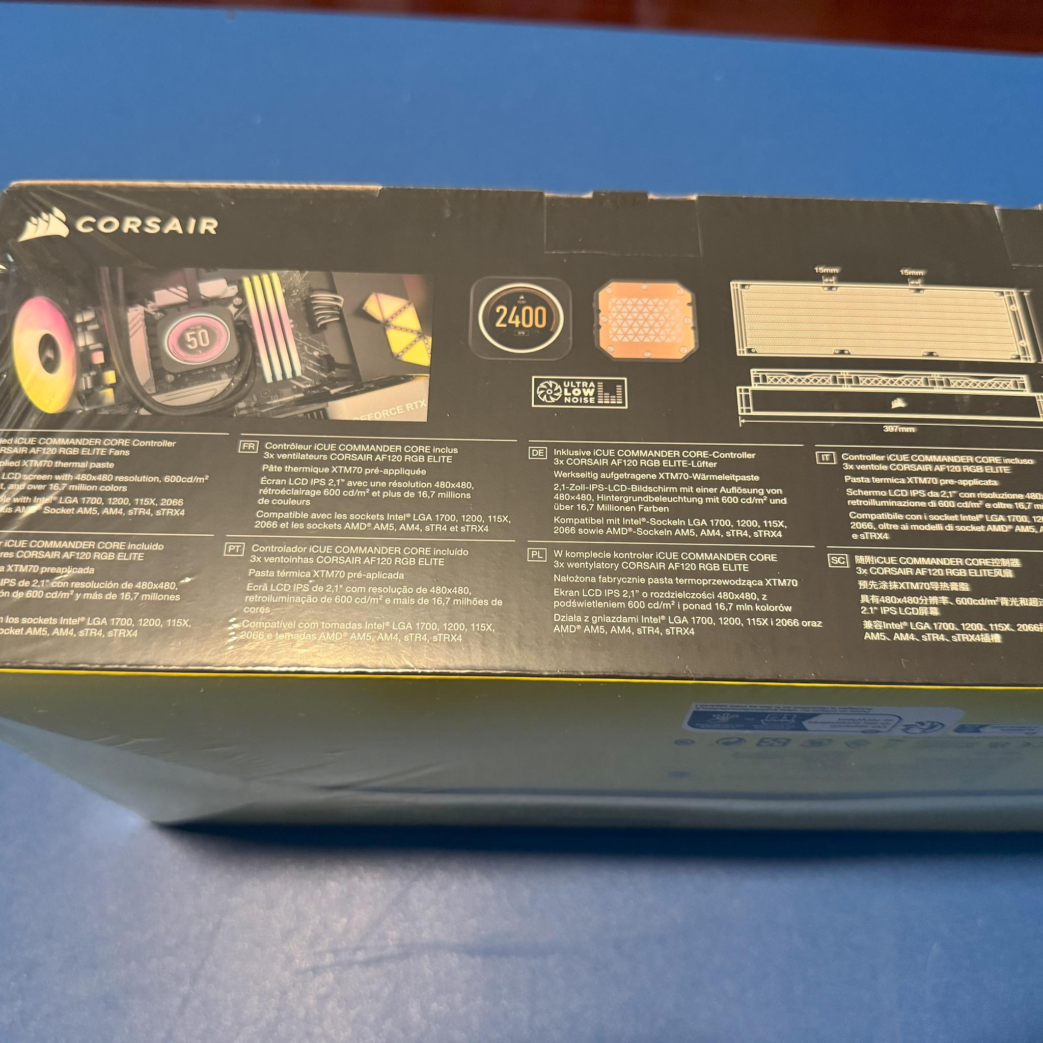 Corsair iCue H150i Elite LCD XT - 360mm (New in Box)