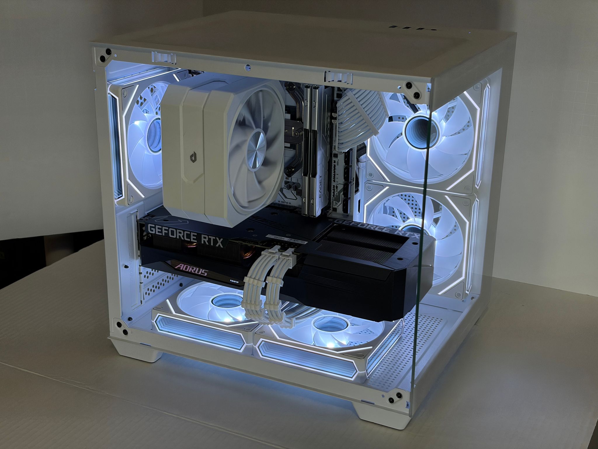 🔥 RTX 3060 Ti Gaming PC | Ryzen 5 5600 | 16GB RAM | 1TB NVMe | White RGB