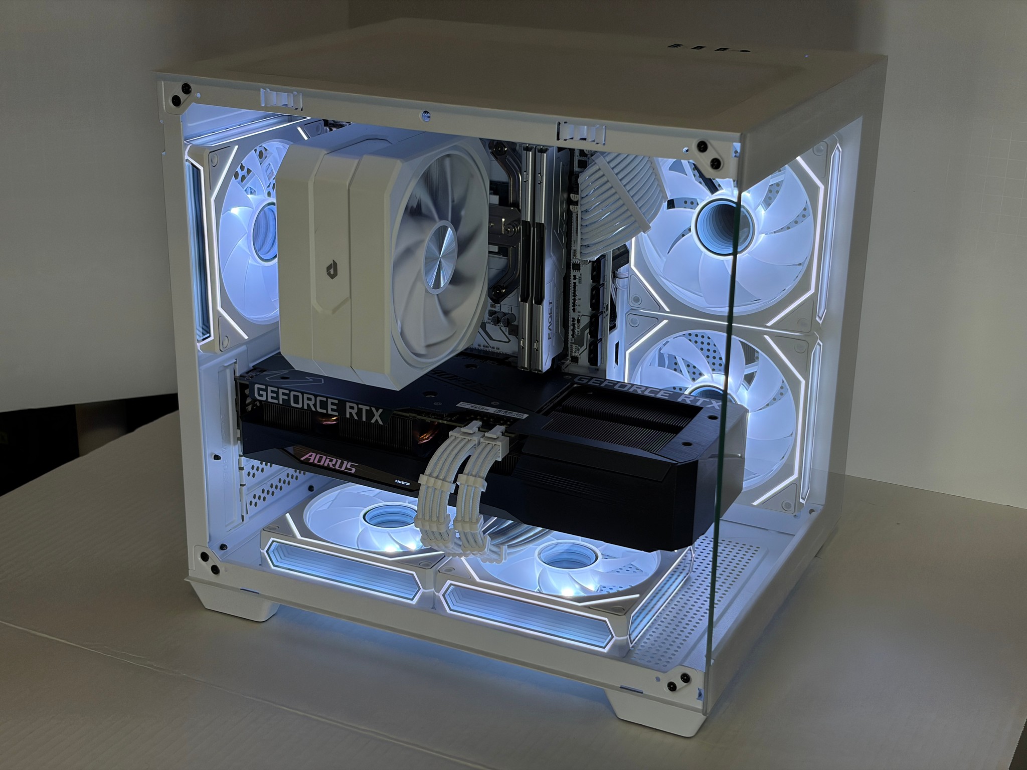 🔥 RTX 3060 Ti Gaming PC | Ryzen 5 5600 | 16GB RAM | 1TB NVMe | White RGB