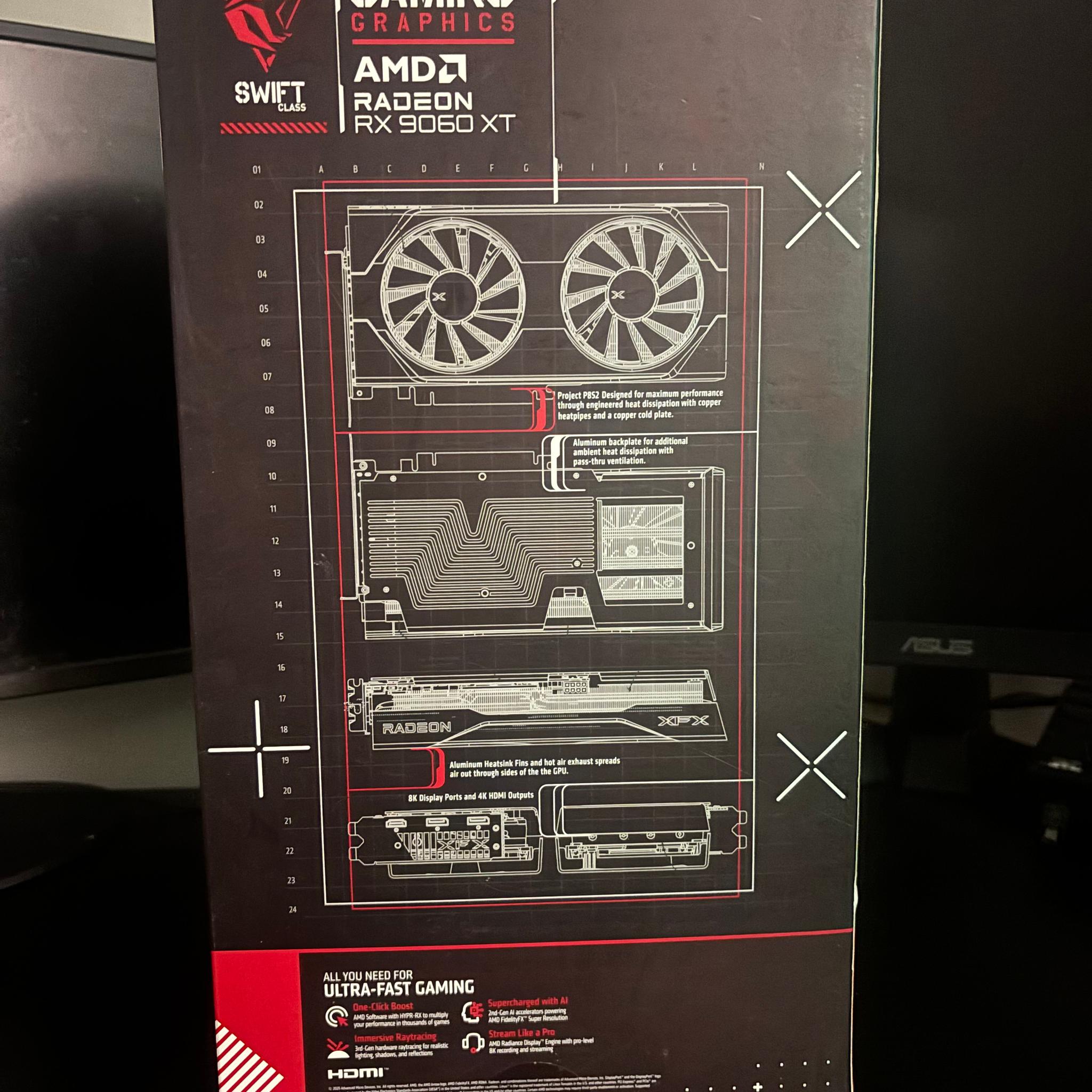 XFX swift 9060XT 16GB model dual fan