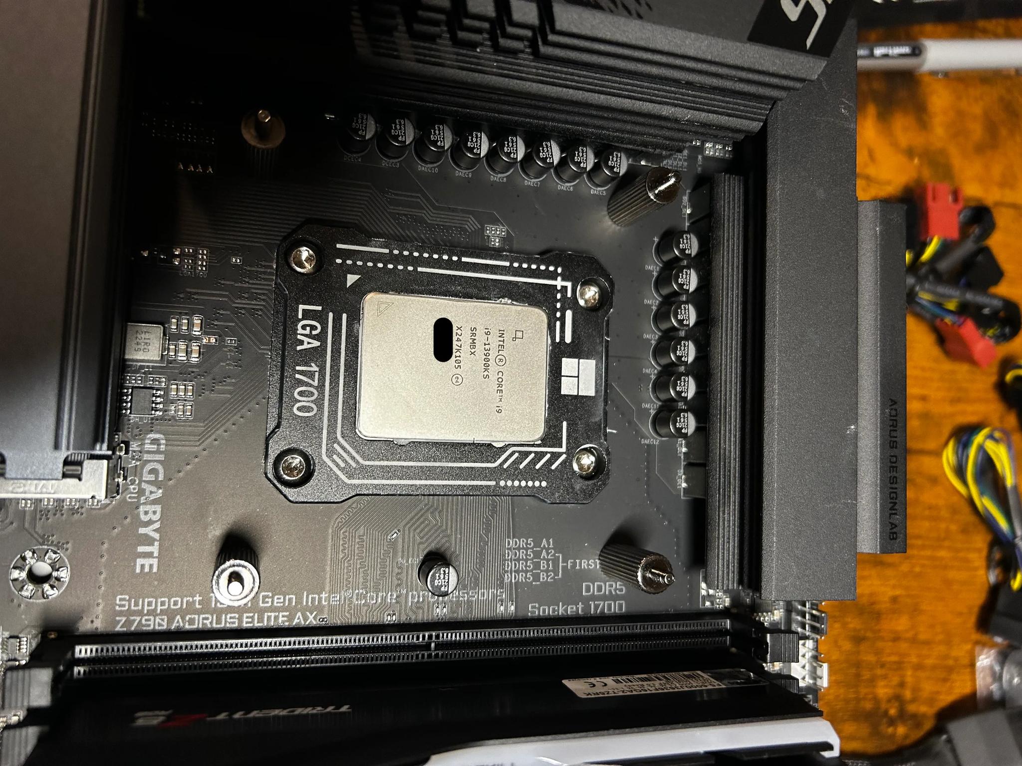 13900KS + Z790 AORUS ELITE AX + 32GB G.Skill 6000mhz DDR5 [CPU/MOBO/RAM] BUNDLE **LIGHTLY USED**