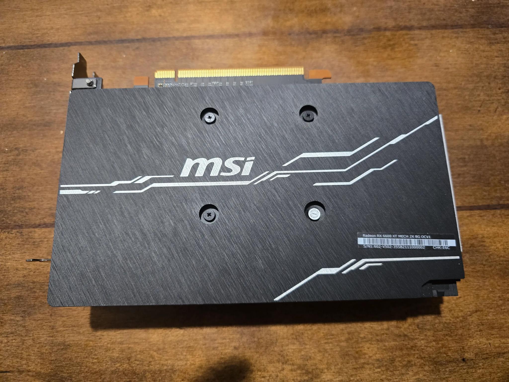 Radeon RX 6600 XT MECH 2X 8G OCV1 8GB GDDR6