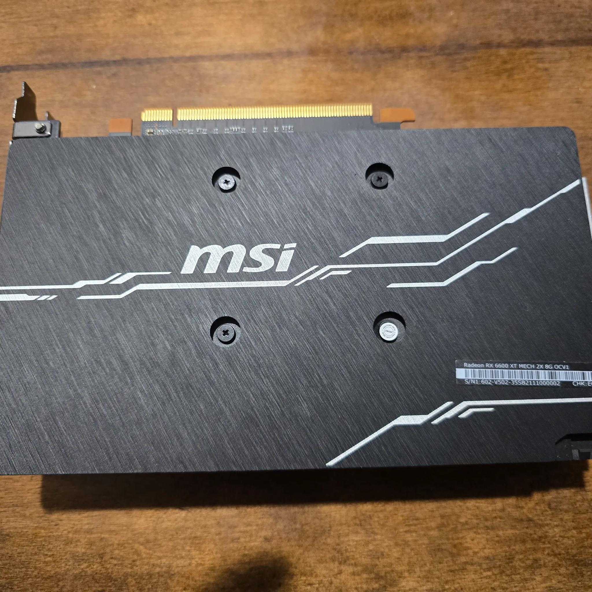 Radeon RX 6600 XT MECH 2X 8G OCV1 8GB GDDR6