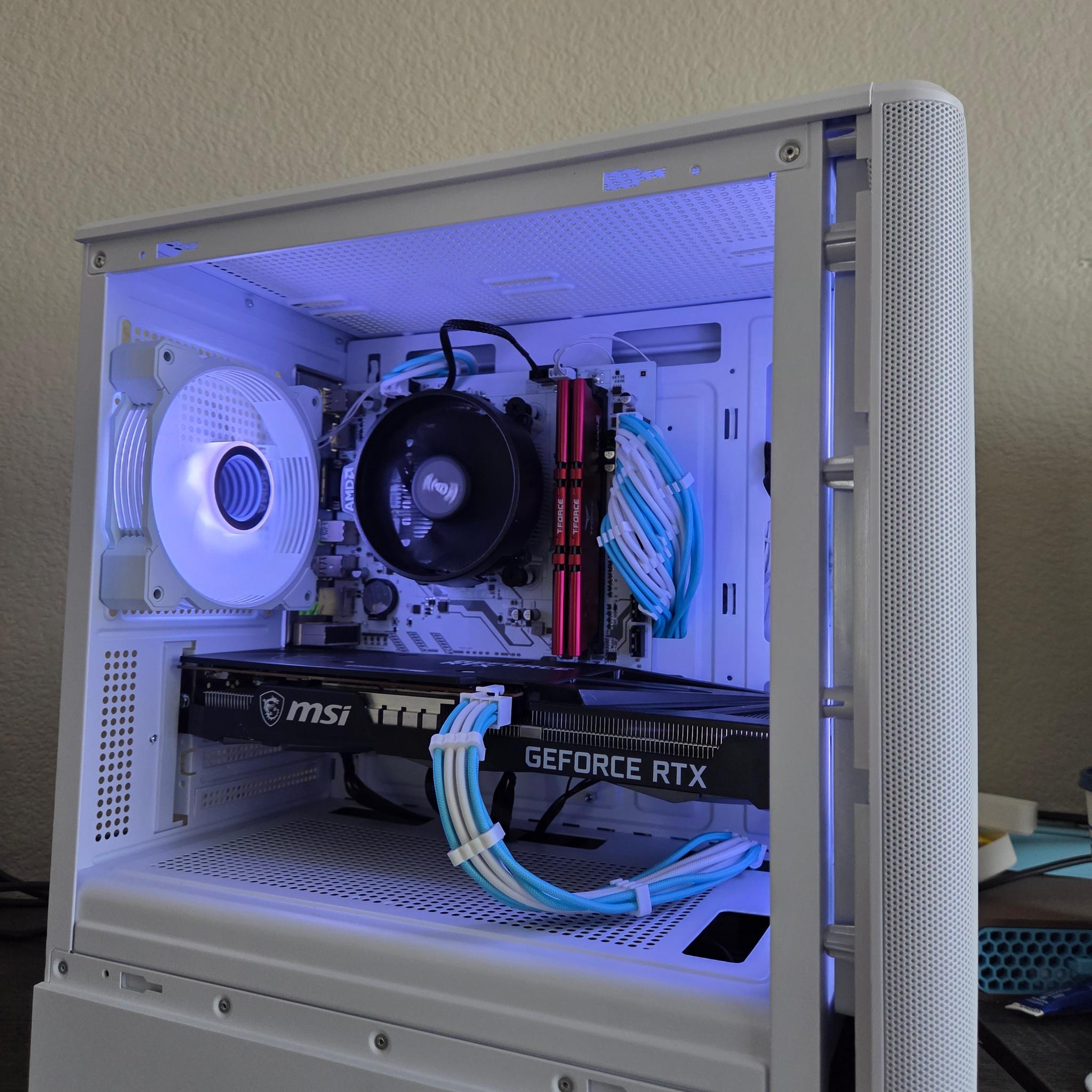 White Budget Gaming PC🤍⛄❄️🤍(3060ti)