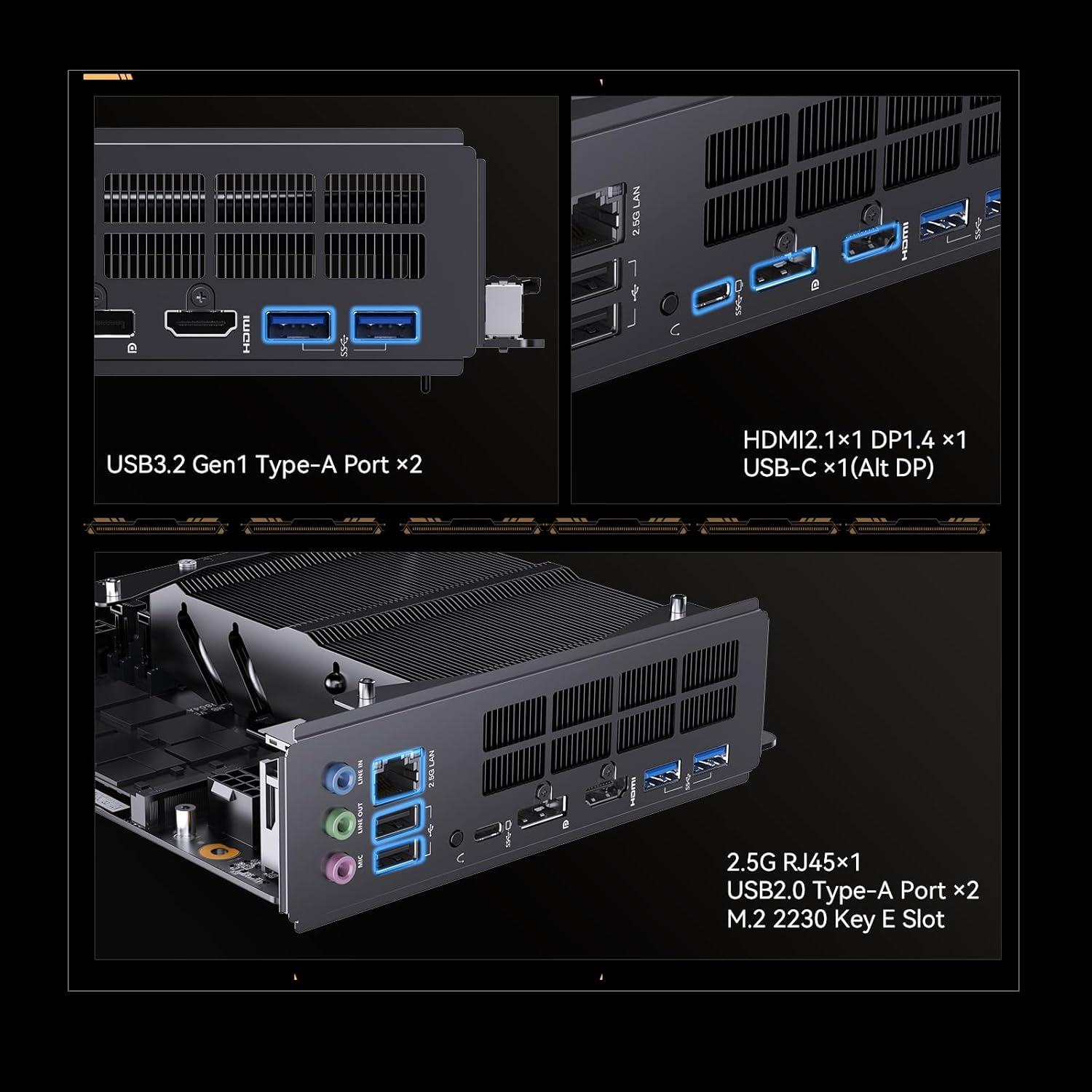 AMD Ryzen 9 7945HX, 16c/32T, Minisforum Motherboard BD795i SE Mini ITX NAS Motherboard