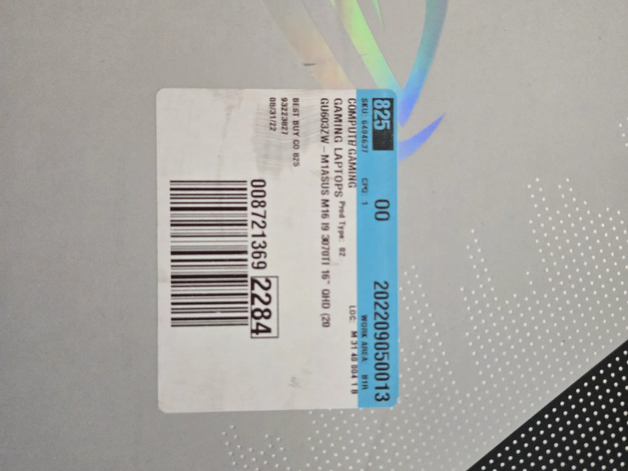 ASUS ROG Zephyrus M16 Laptop QHD Intel I9 12900h RTX 3070 TI