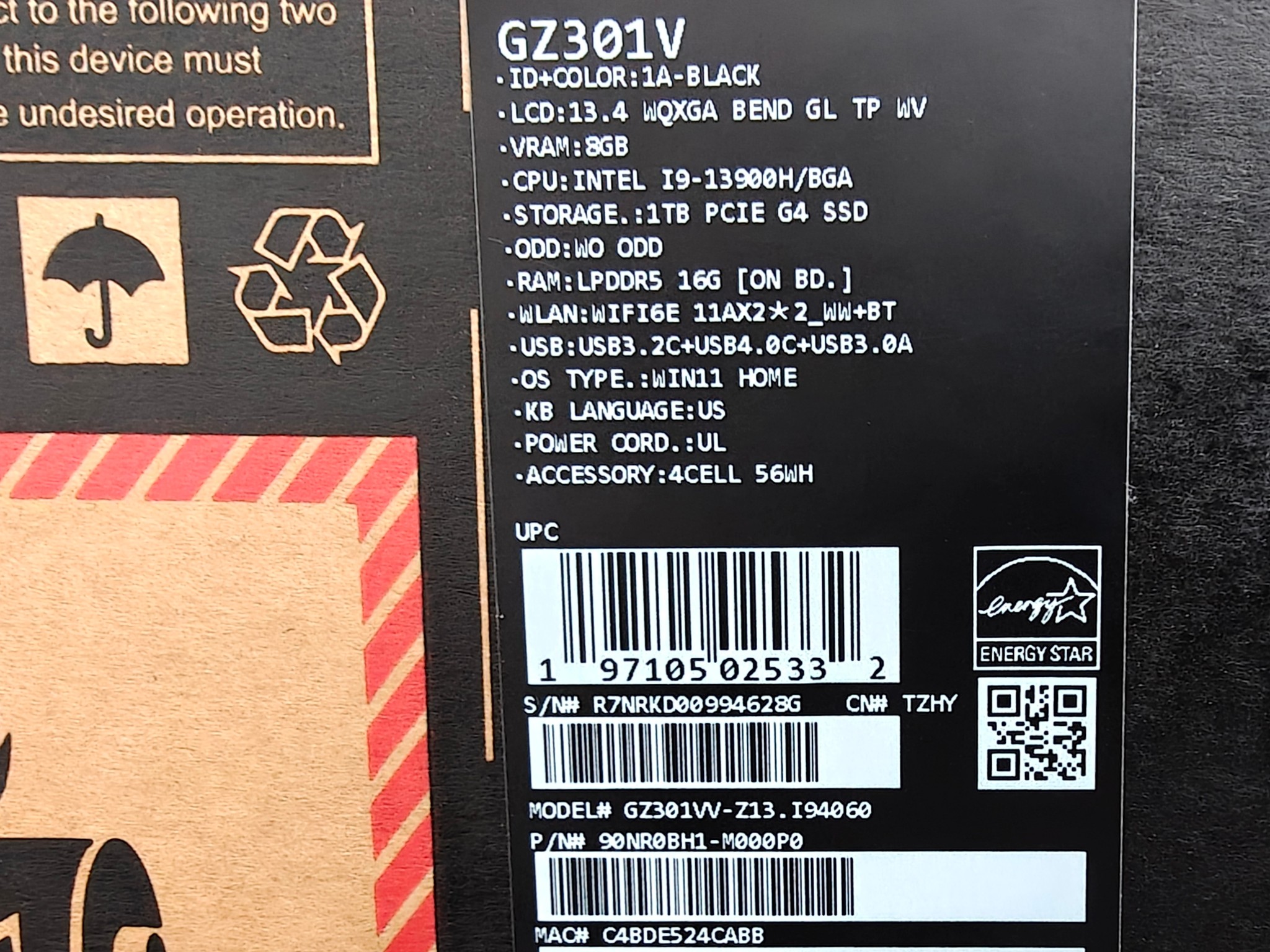 ASUS ROG Flow Z13 i9-13900H RTX 4060 165Hz 16GB 1TB Gaming Laptop/Tablet
