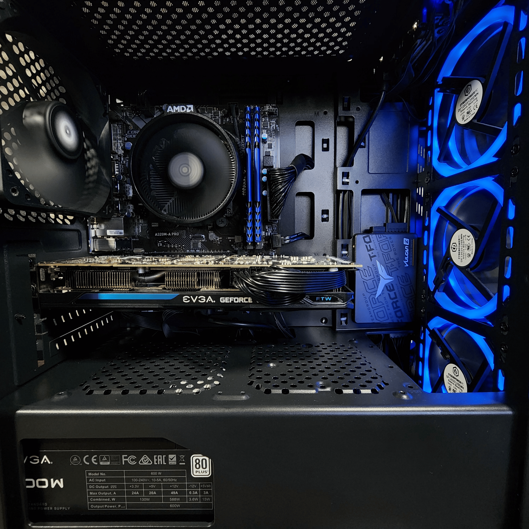 🖤🌀🖤 AMD Ryzen 5 1500X // EVGA GeForce GTX 970 FTW // SP 16GB 3200MHz 