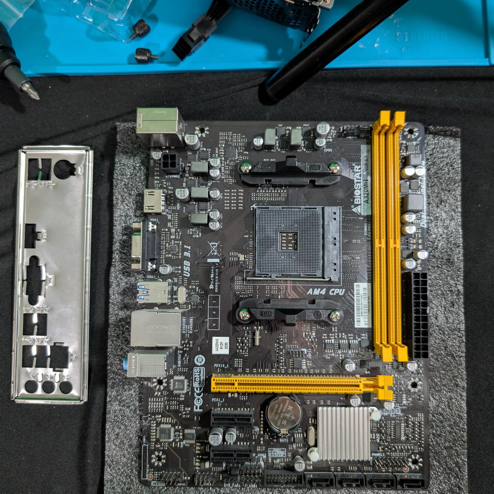 Ryzen 5 2600 and A320mh