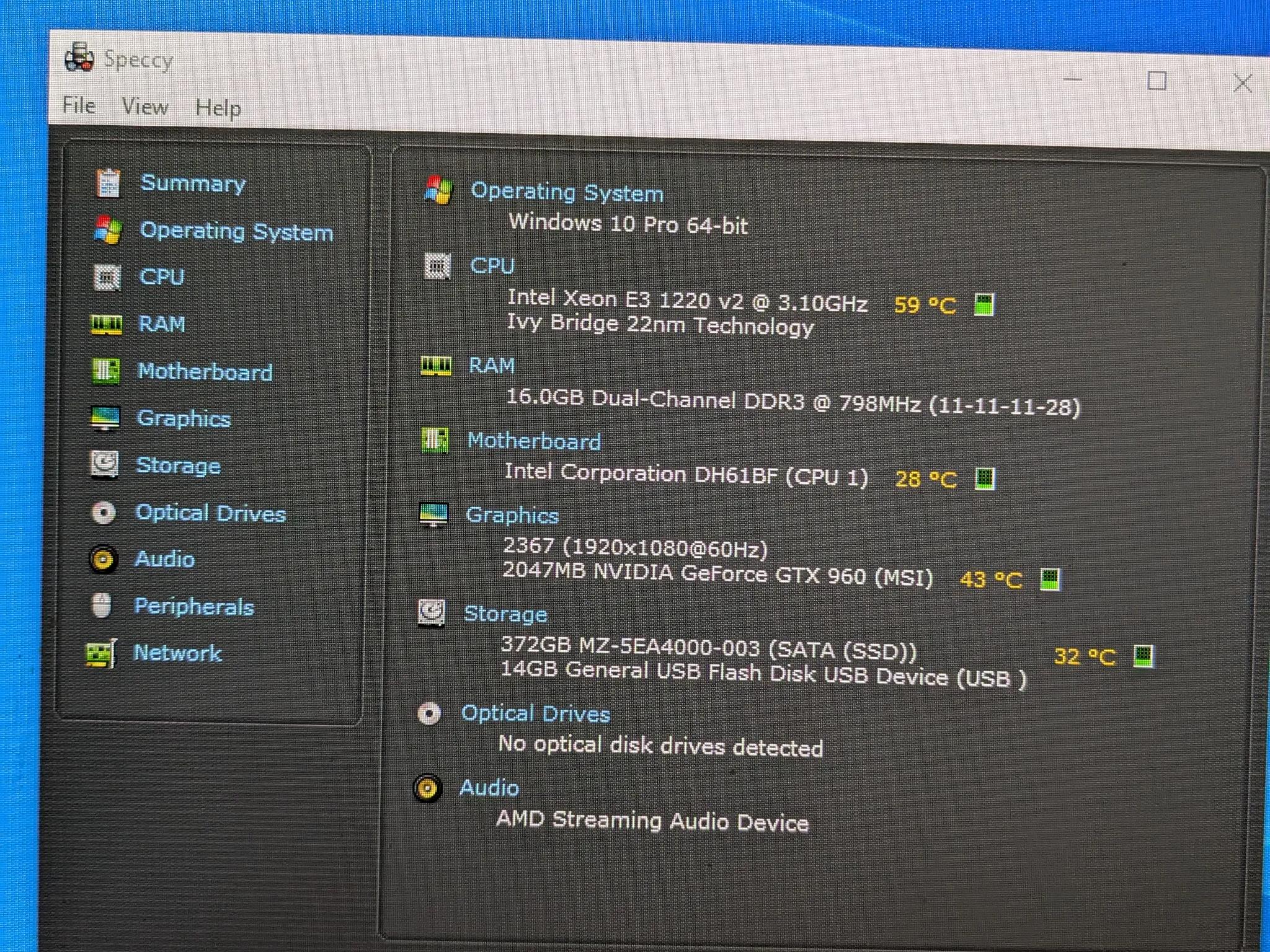 Esports Beater ~ Intel Xeon E3-1220v2 (Same as i5-3450), 16GB RAM, GTX 960 2GB, 400GB SSD, WiFi