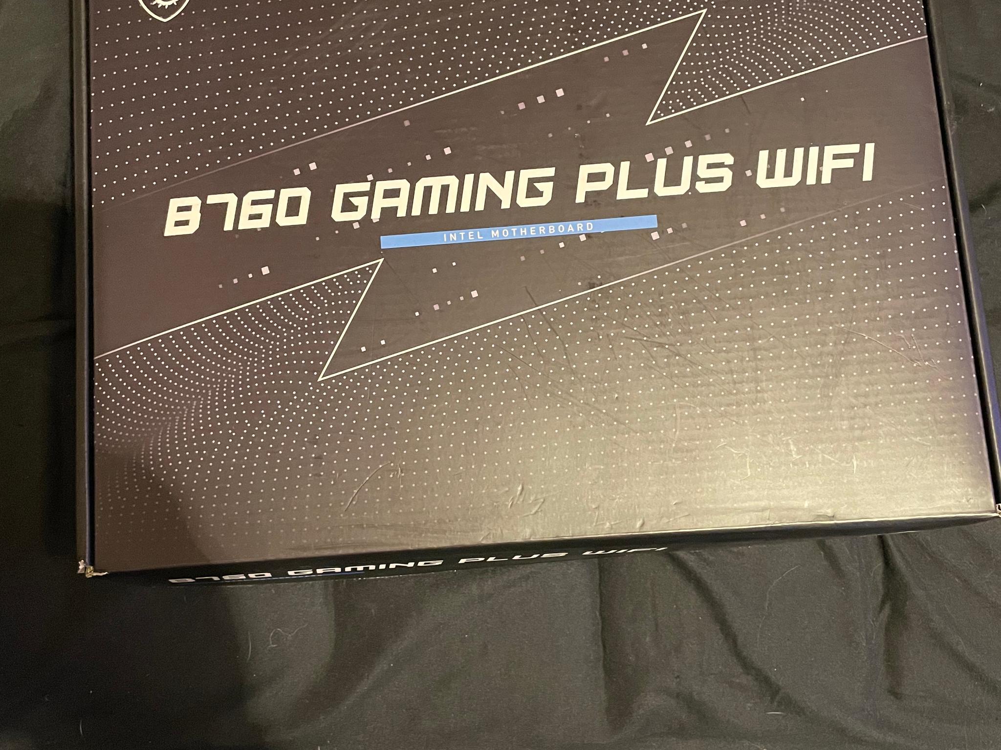 MSI B760 Gaming+wifi motherboard