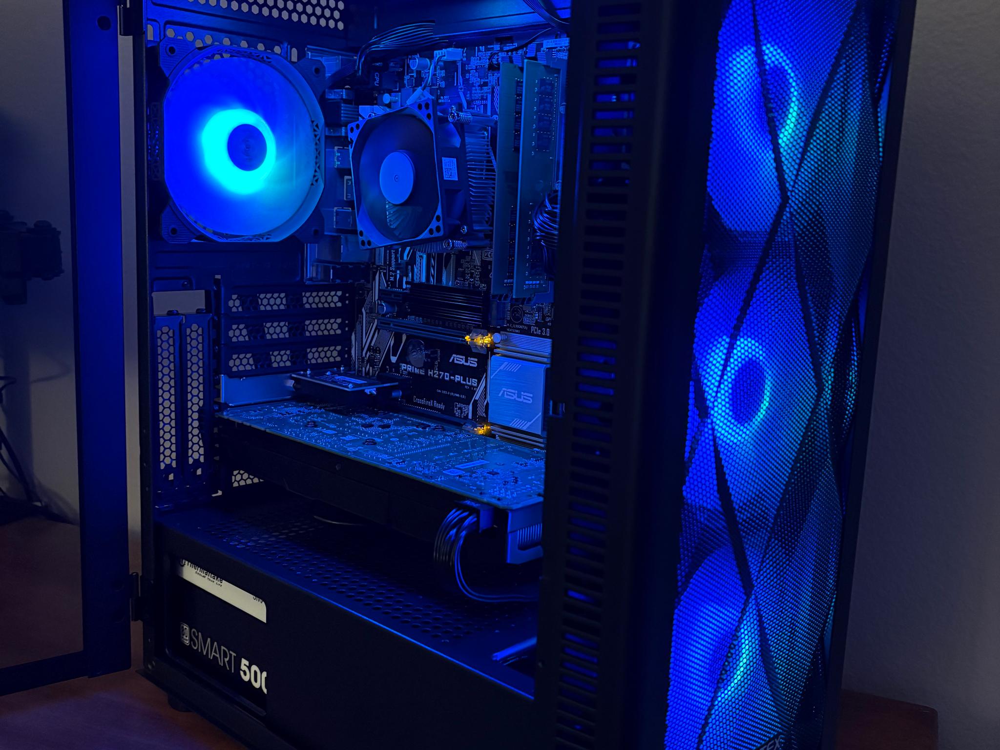 Custom PC - Intel i7-7700 | GTX 1070 | 32GB DDR4 | 256GB NVMe + 500GB SATA SSD | WIFI + BT | Win11