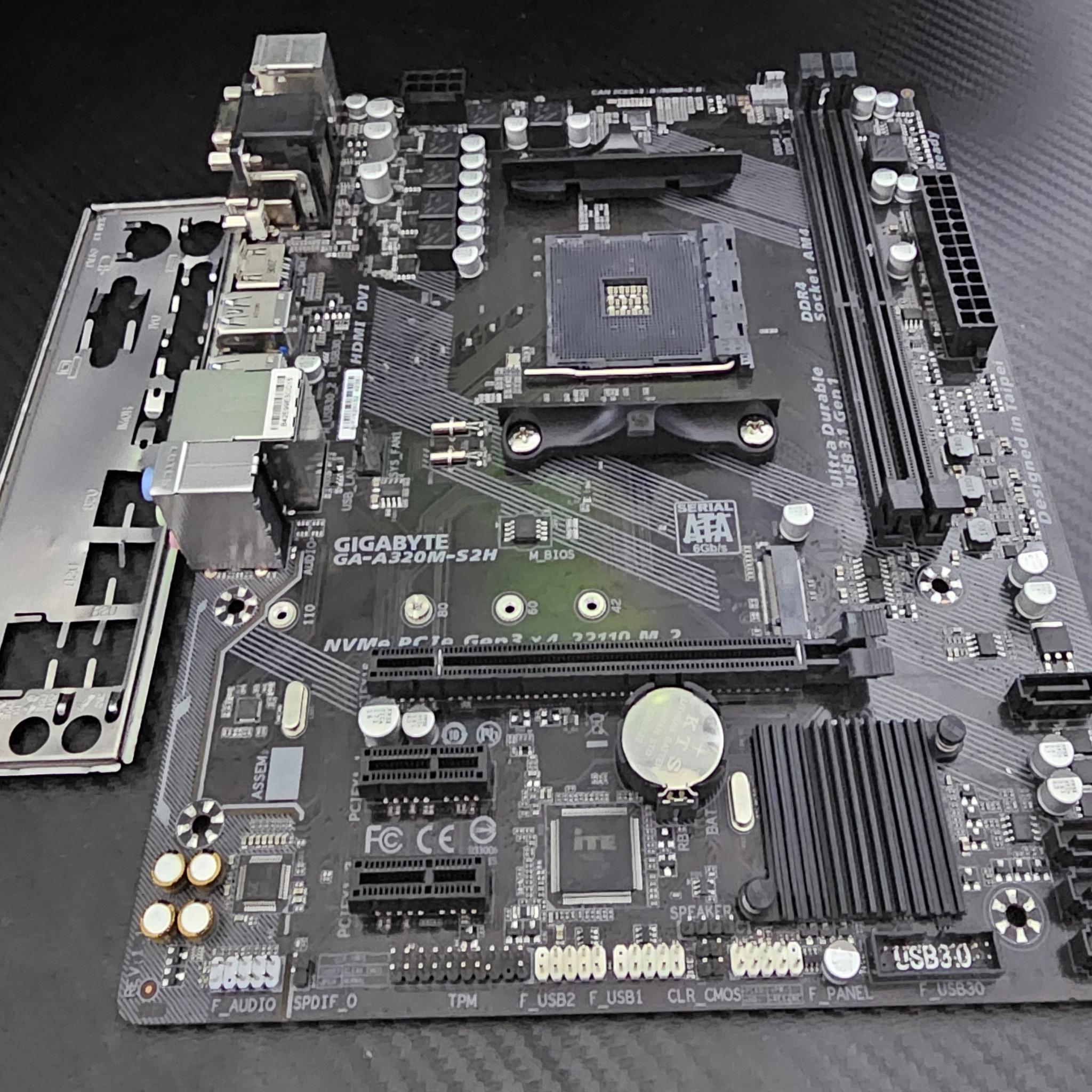 Gigabyte AMD A320M-S2H Micro ATX DDR4-SDRAM Motherboard