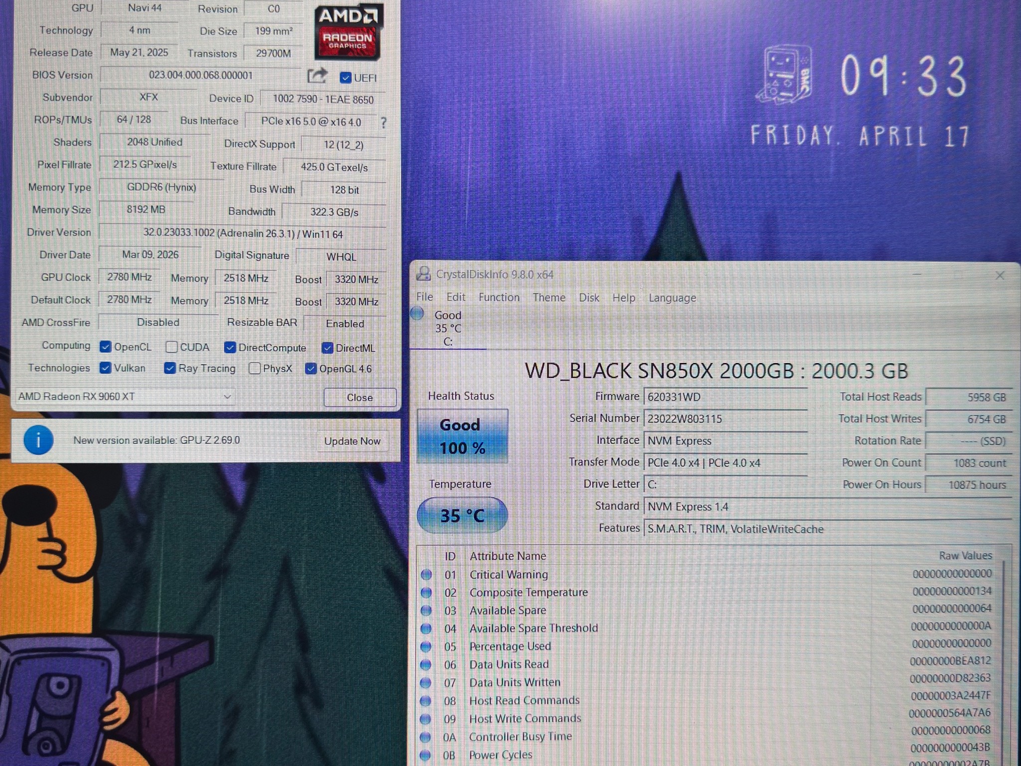 7800X3D - 9060 XT 8GB - 32GB DDR5