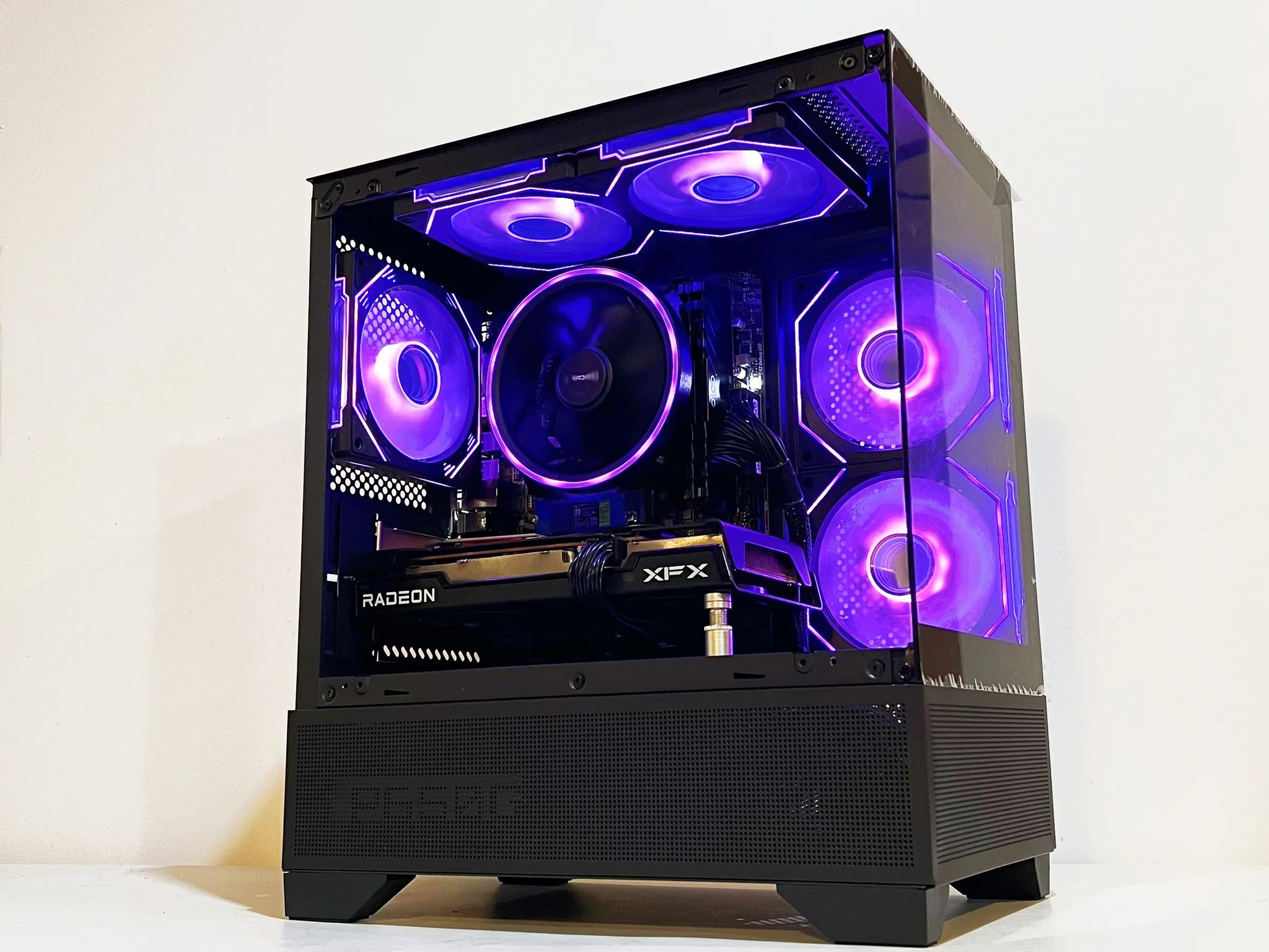 🔥Limited time🔥 RX 6600|R5-5600|1TB M.2|32GB RAM|ARGB Fans|-DepxTech Pre-Built PC