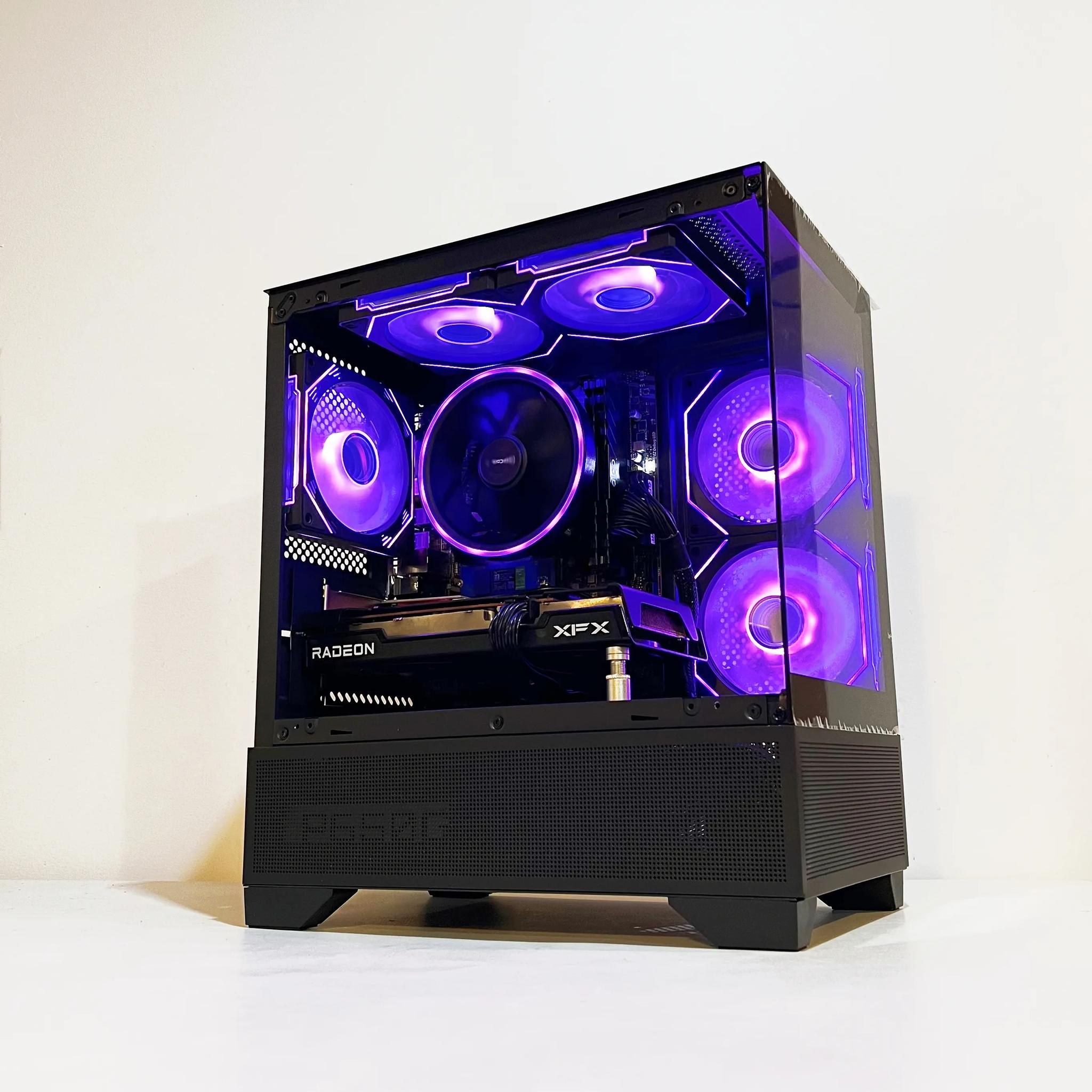 🔥Limited time🔥 RX 6600|R5-5600|1TB M.2|32GB RAM|ARGB Fans|-DepxTech Pre-Built PC
