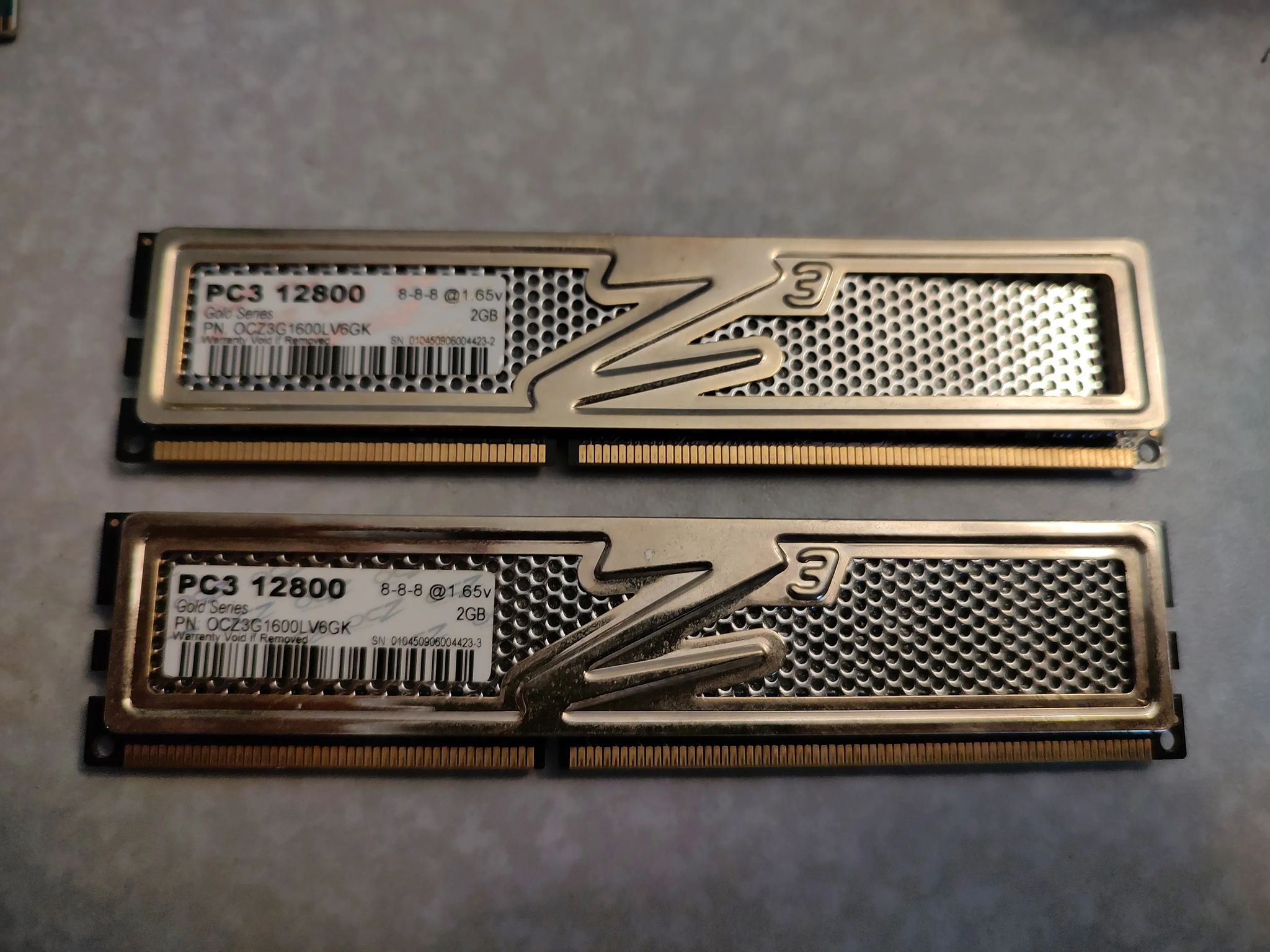 OCZ GOLD 2x2GB DDR3