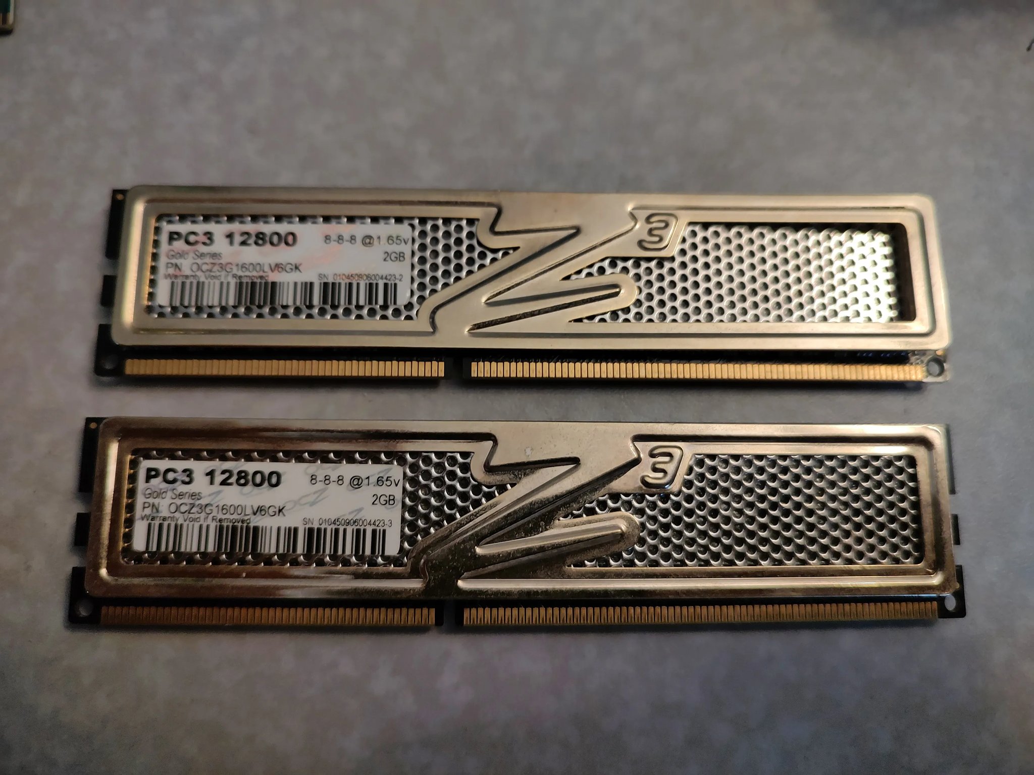 OCZ GOLD 2x2GB DDR3