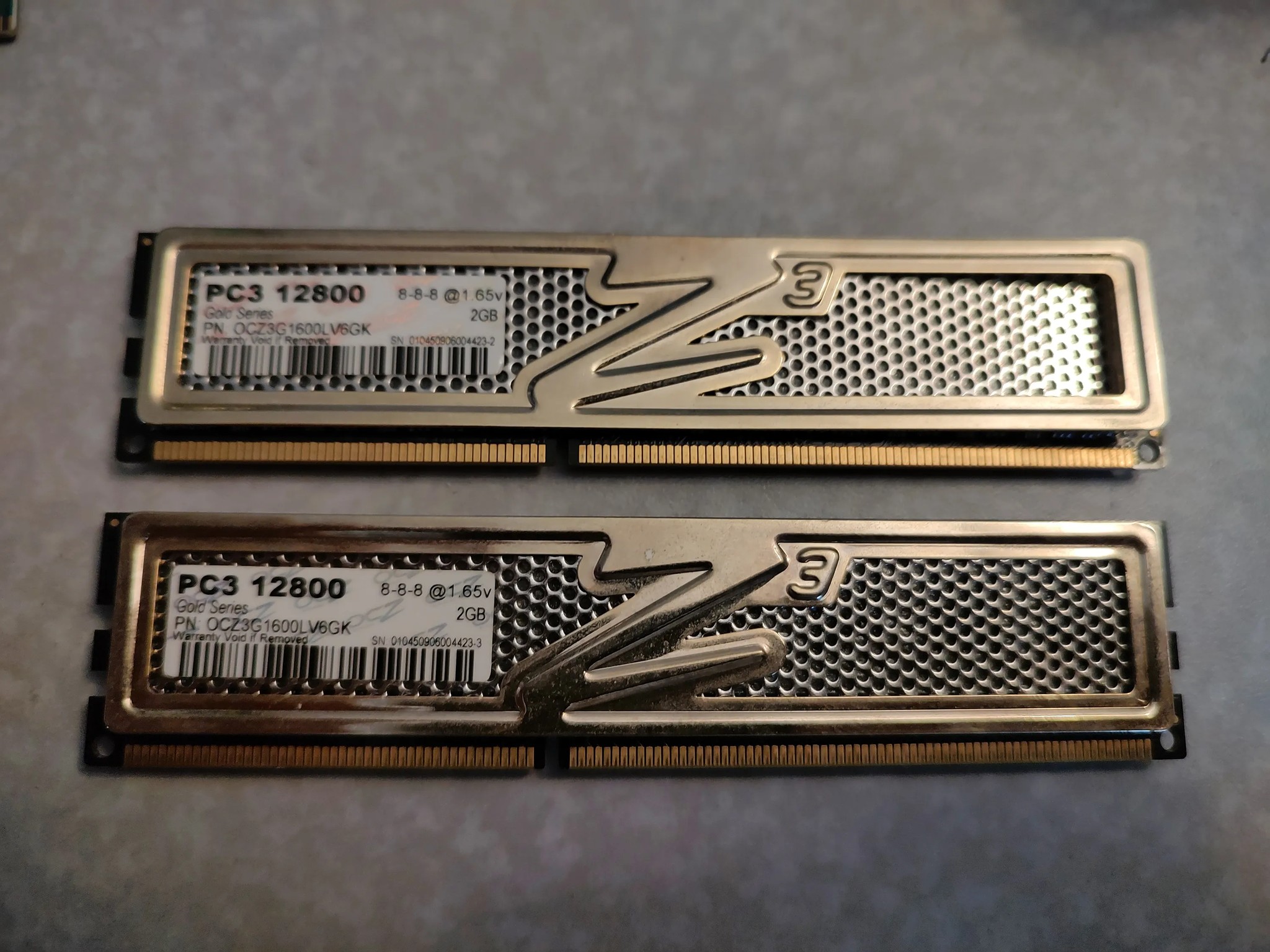 OCZ GOLD 2x2GB DDR3