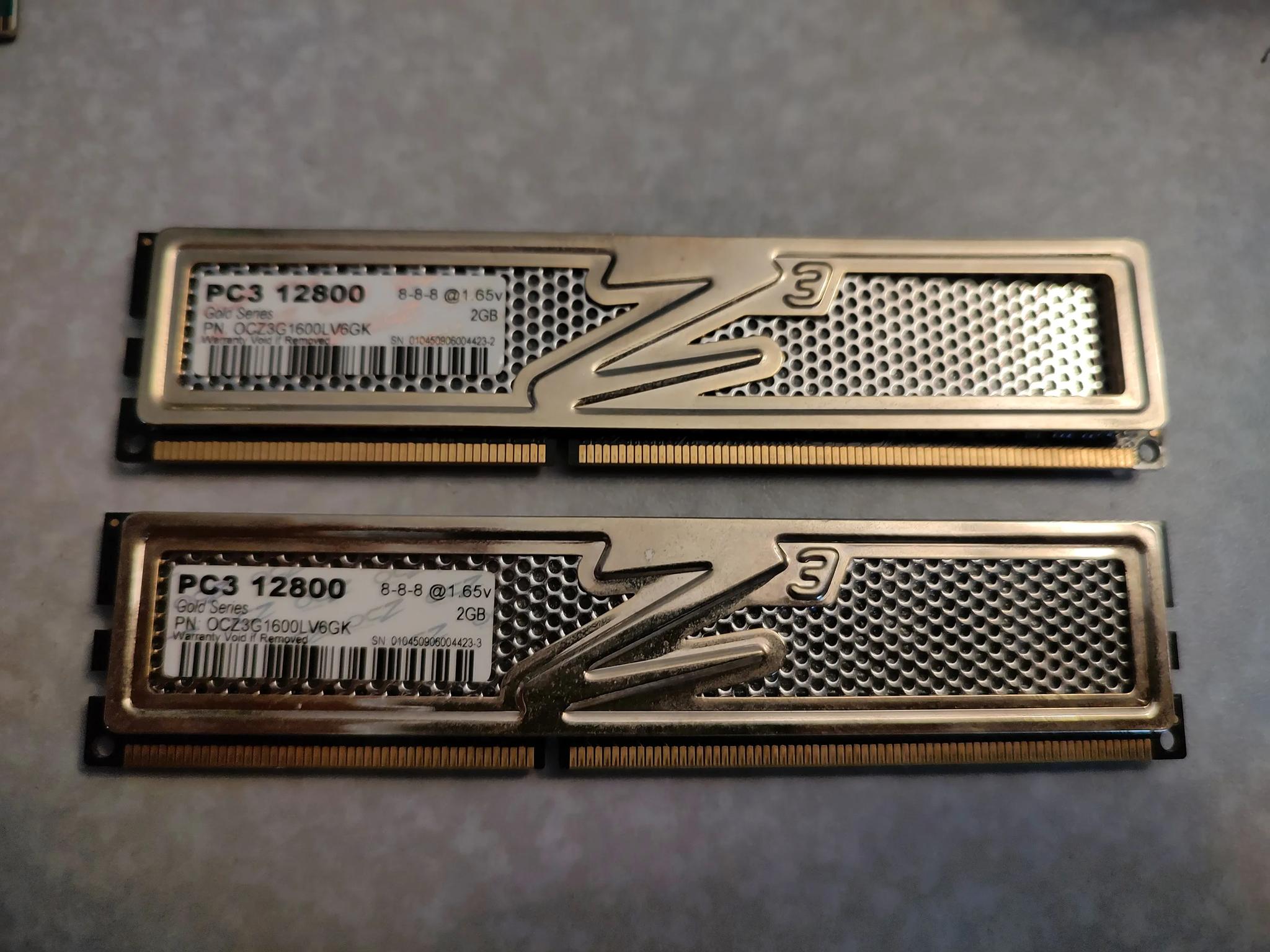 OCZ GOLD 2x2GB DDR3