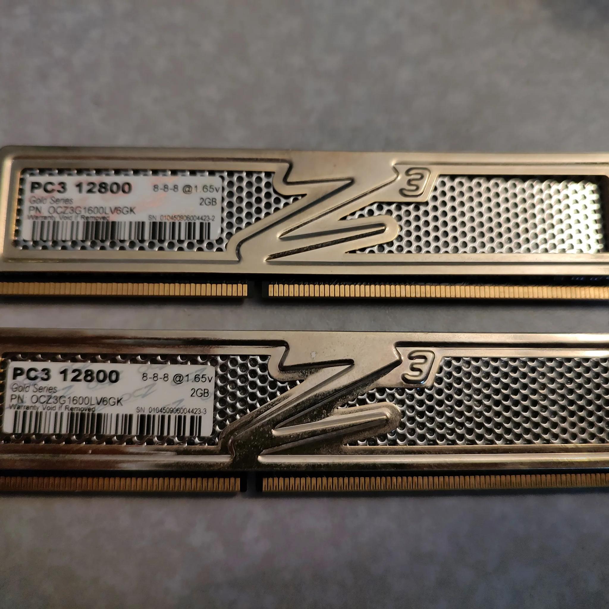 OCZ GOLD 2x2GB DDR3