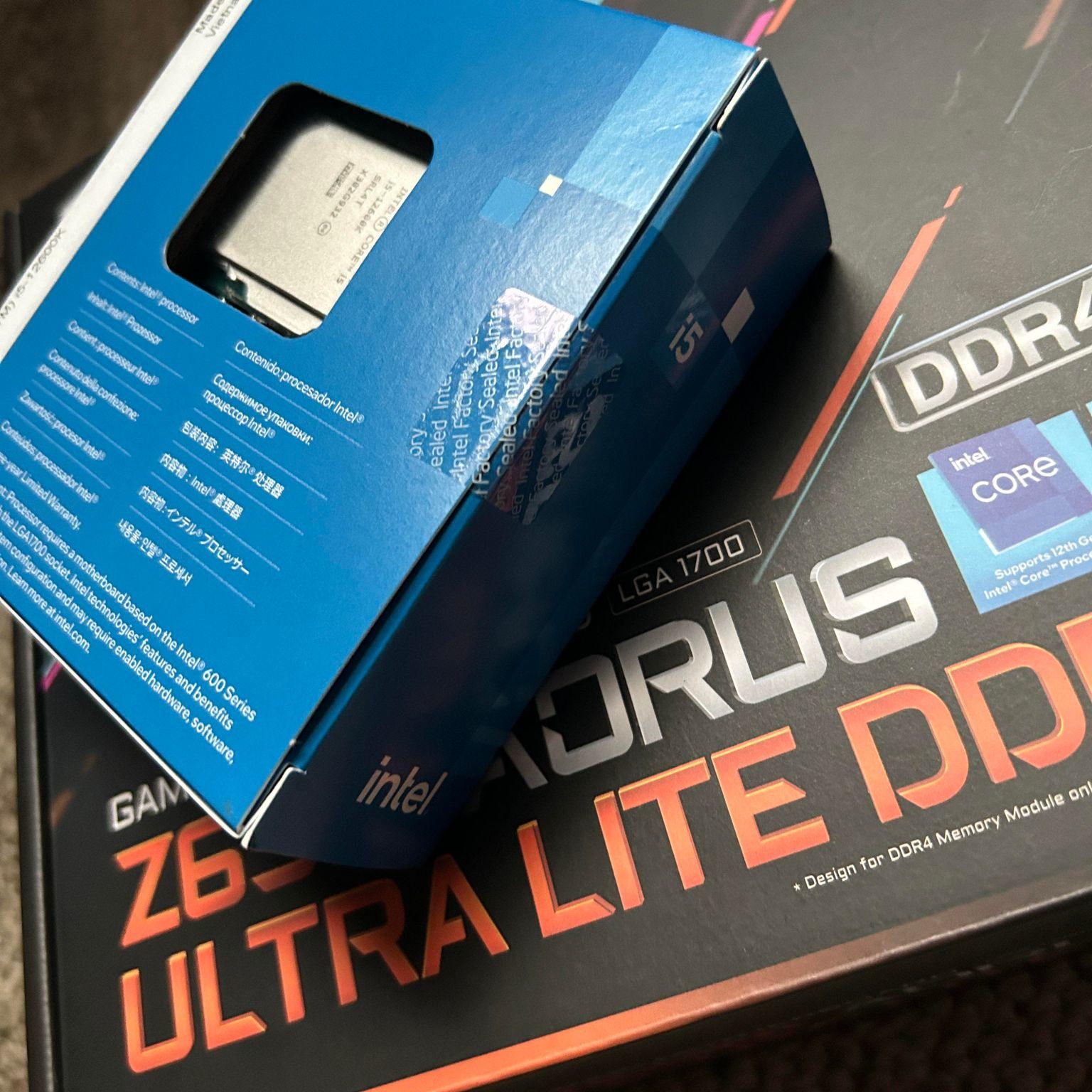 I5-12600K + Z690I Aorus Ultra Lite DDR4