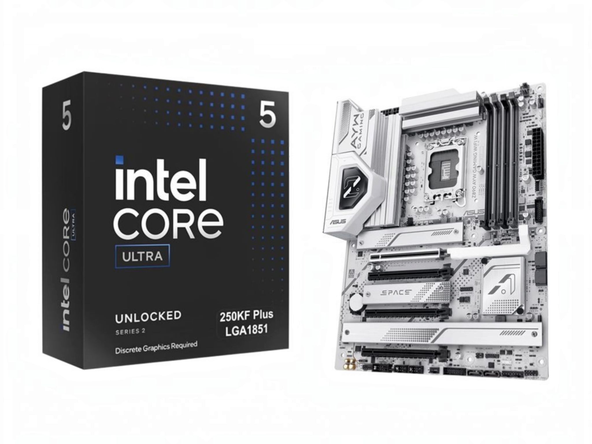 Intel Core Ultra 5 250KF Plus + Asus Z890 AYW Gaming WI-FI (CPU + Motherboard Bundle)