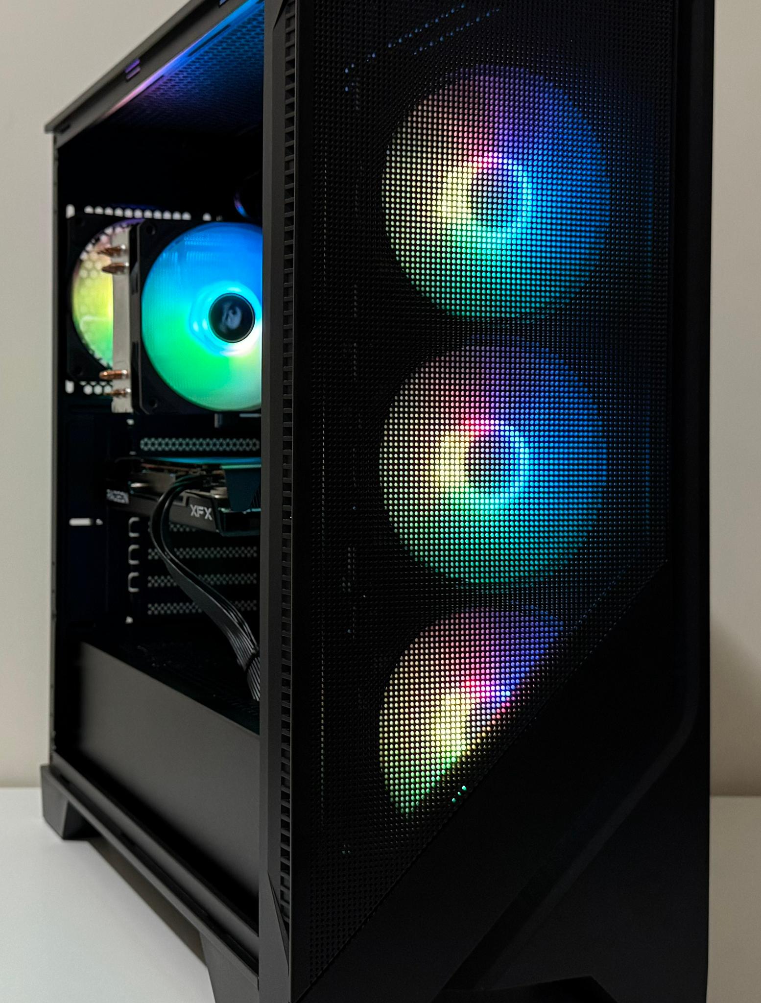 Intel Core i5 13400 16GB DDR5 AMD Radeon RX 7600 ASUS Z790 WD 1TB NVMe Gen4 SSD Gaming PC