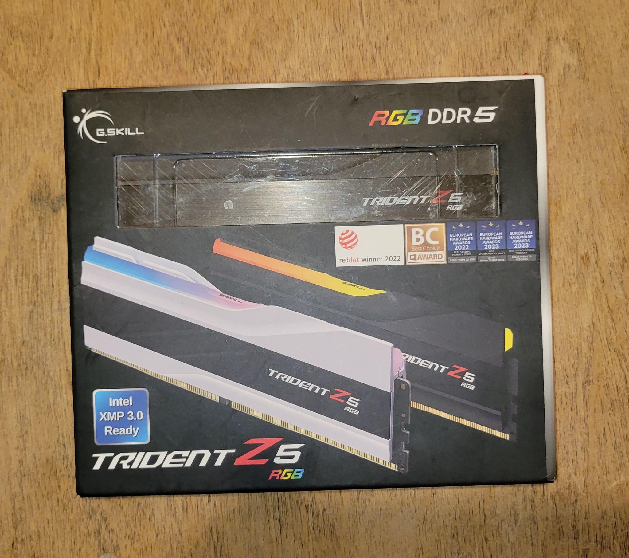 Never opened G.SKILL Trident Z5 RGB Series 64GB