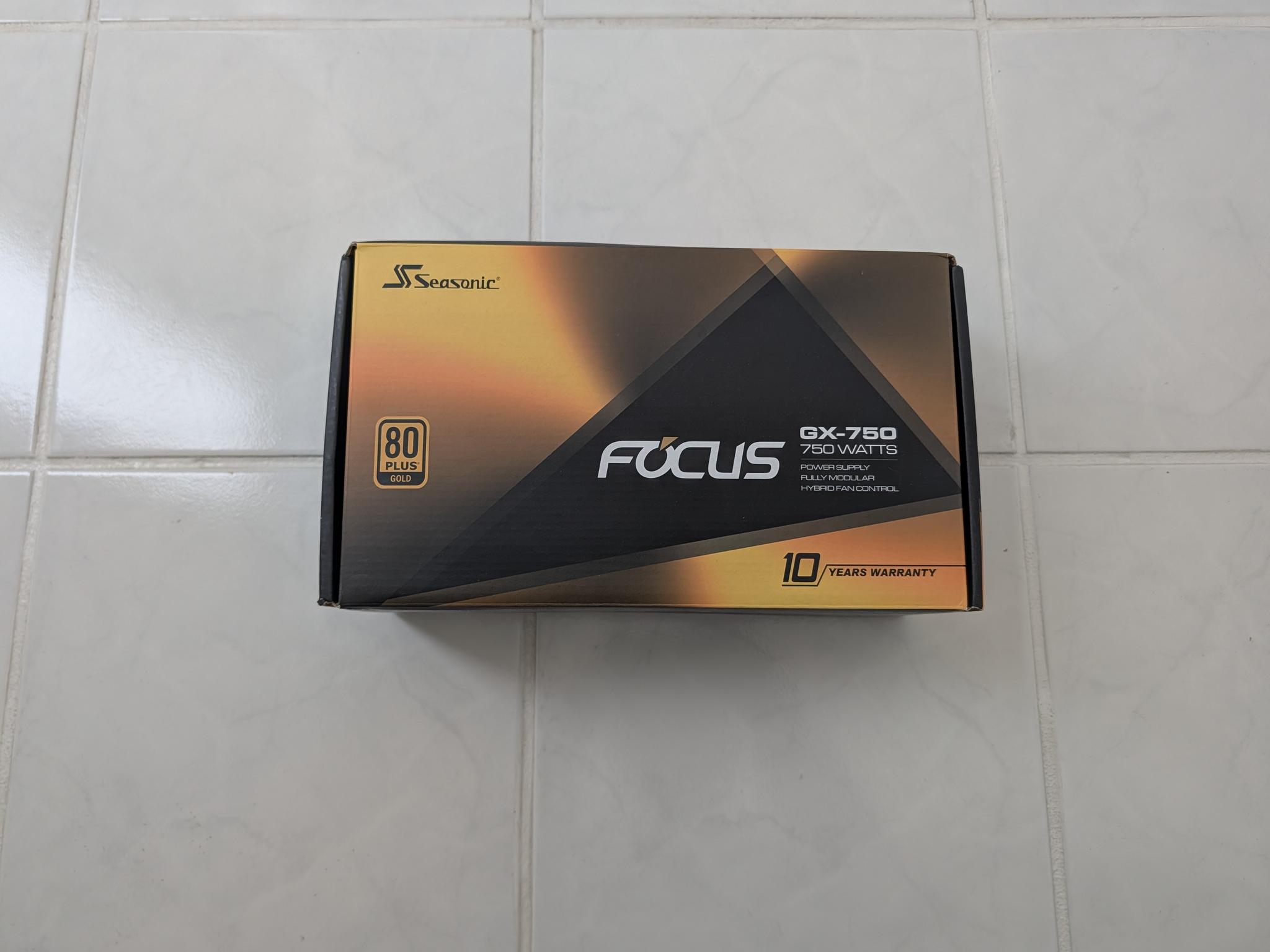 SeaSonic FOCUS GX-750 Watt Gold Power Supply