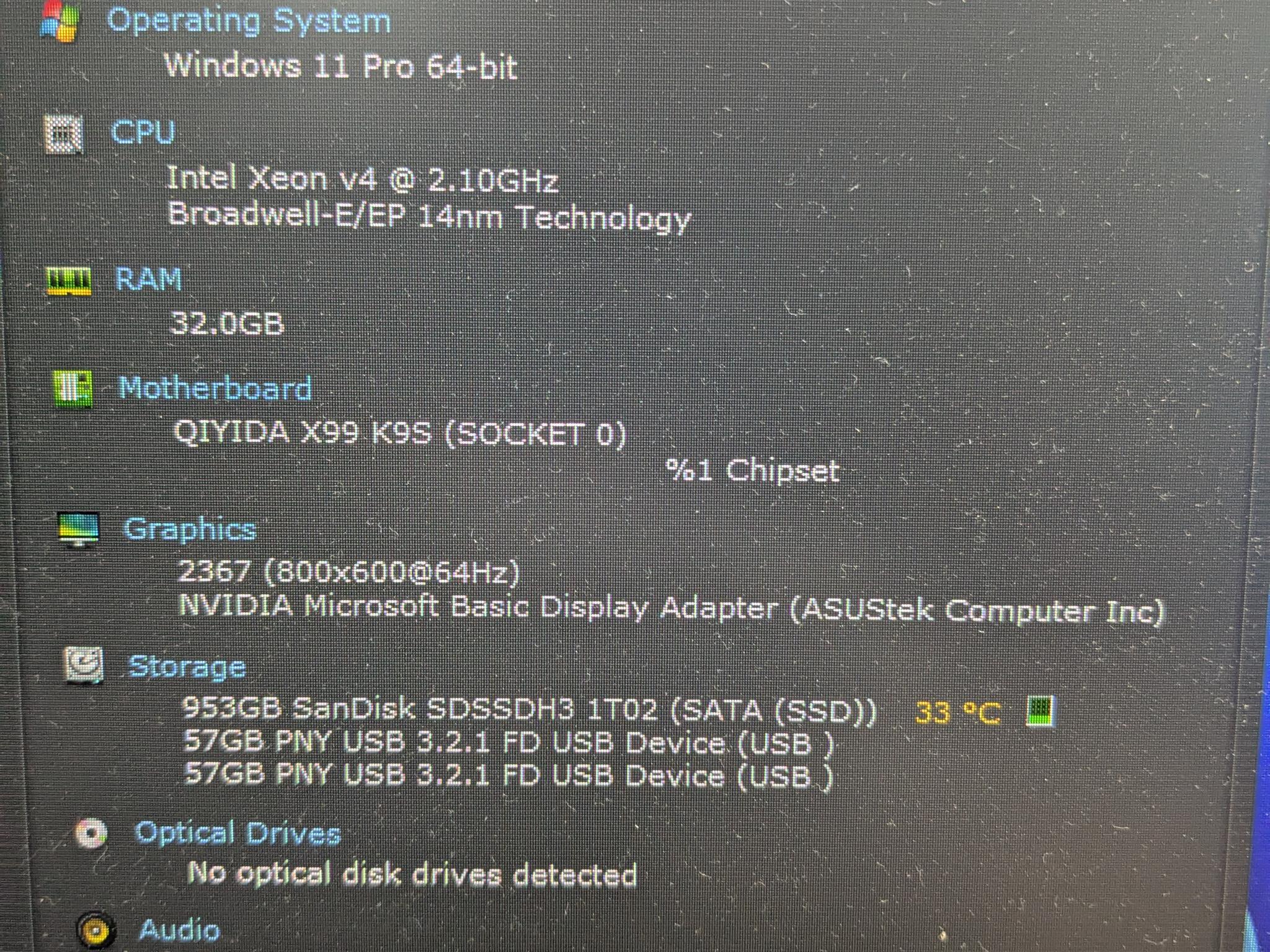 AI or CAD Workstation | 18 Core Xeon CPU, 12GB Nvidia TITAN X GPU, 32GB RAM, 1TB SSD, Win11