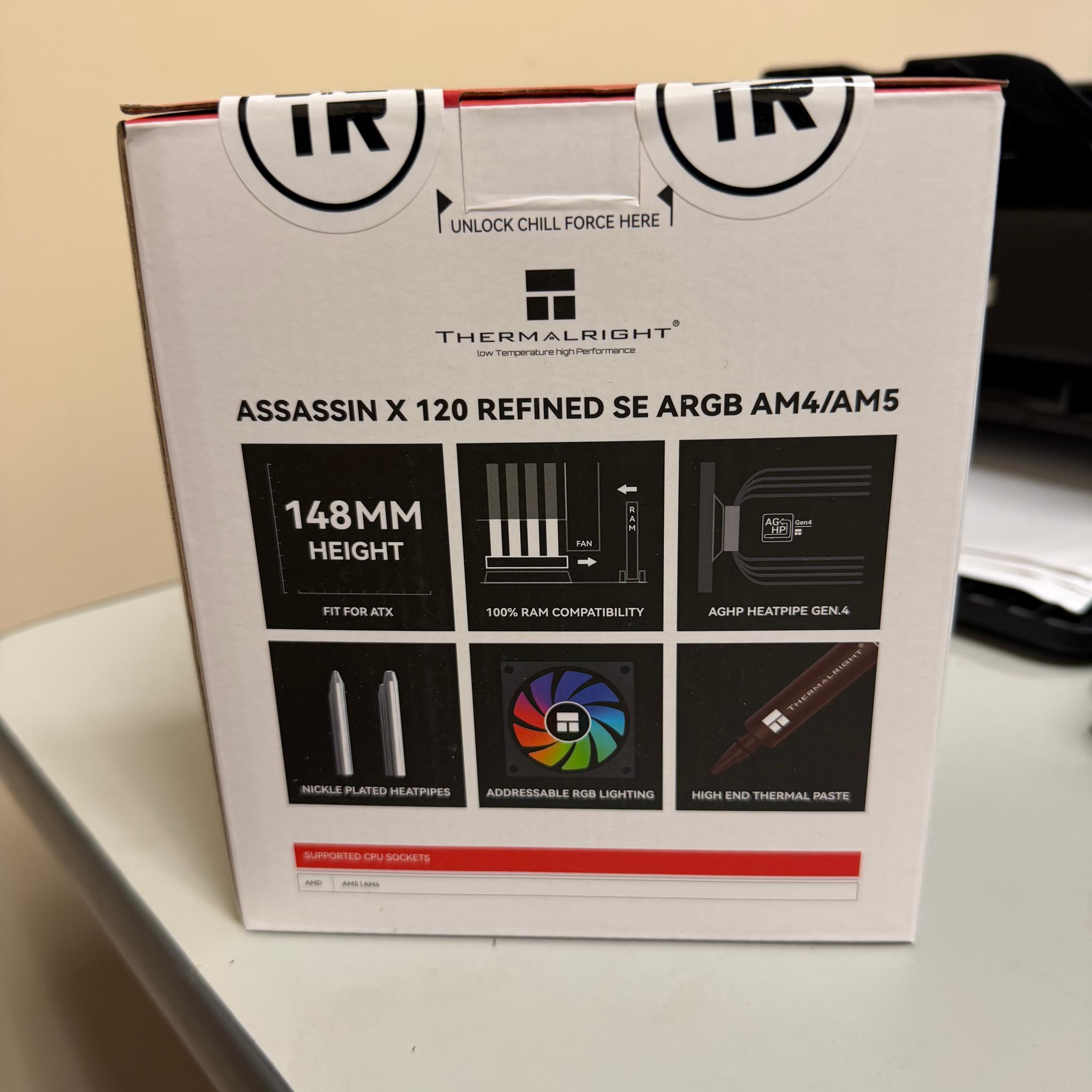 (Lot of 7) Thermalright Assassin x120 Refined SE ARGB AM4/AM5