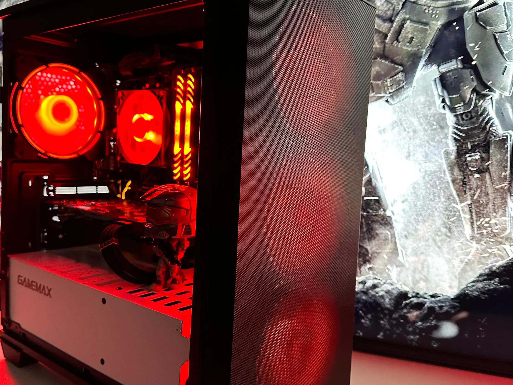 🔋😇Halo Mark VII🔋😇||Gaming PC-AMD RX 6600 8GB-AMD Ryzen 5 5500 6 core-16GB DDR4 RAM-512GB SSD
