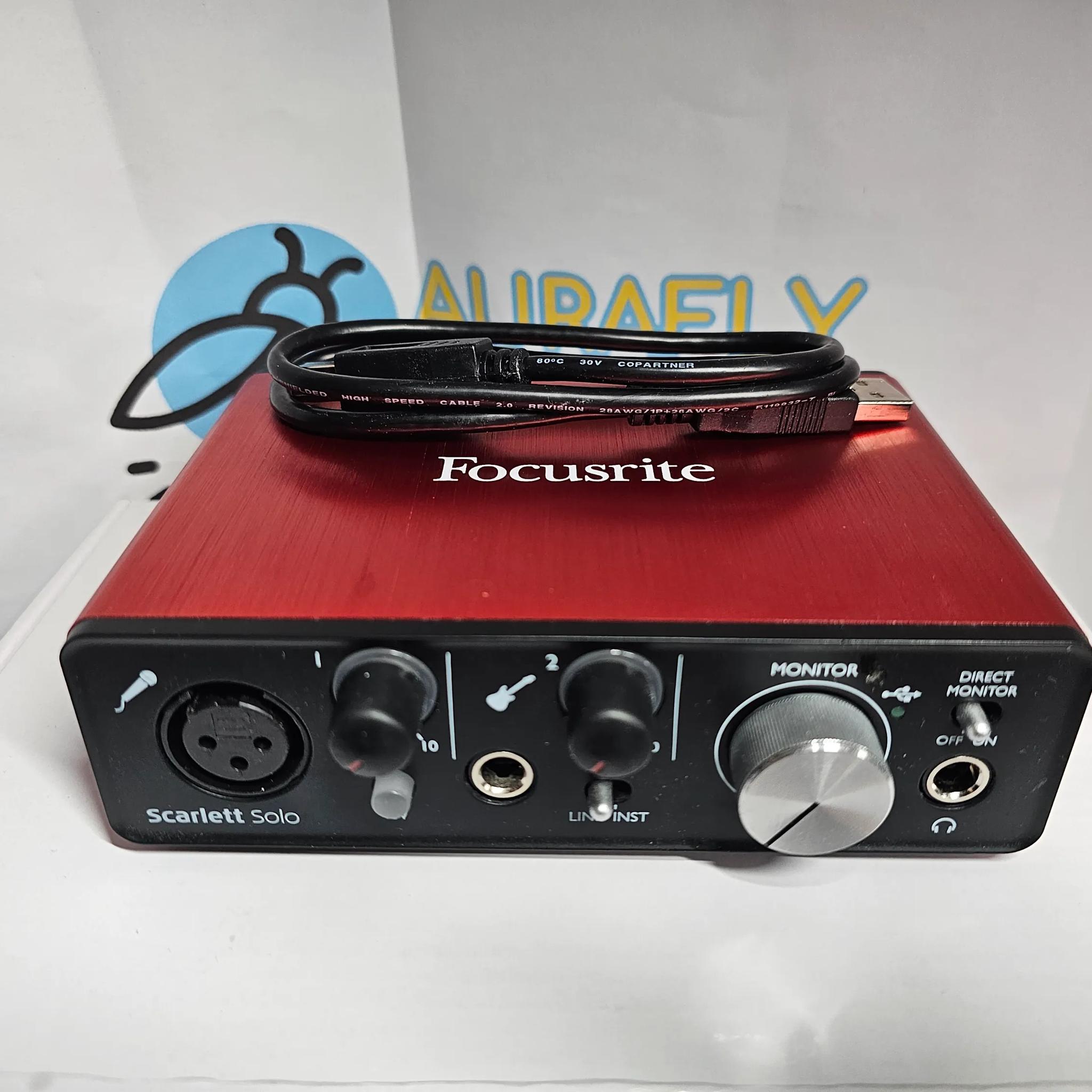 Focusrite Scarlett Solo (2nd Gen) USB Audio Interface