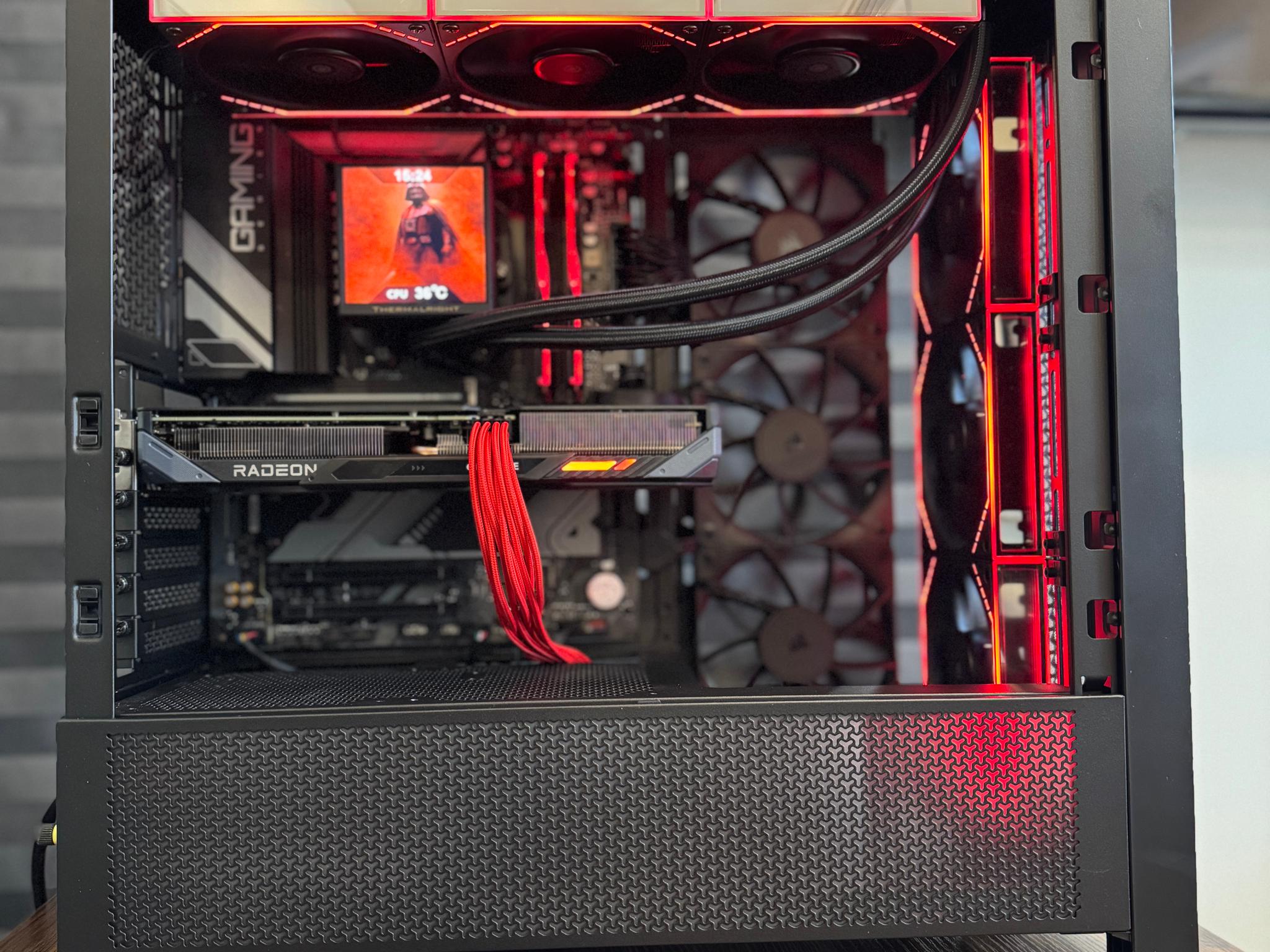 9060t 16gb, 32gb DDR5, 7600x Gaming pc