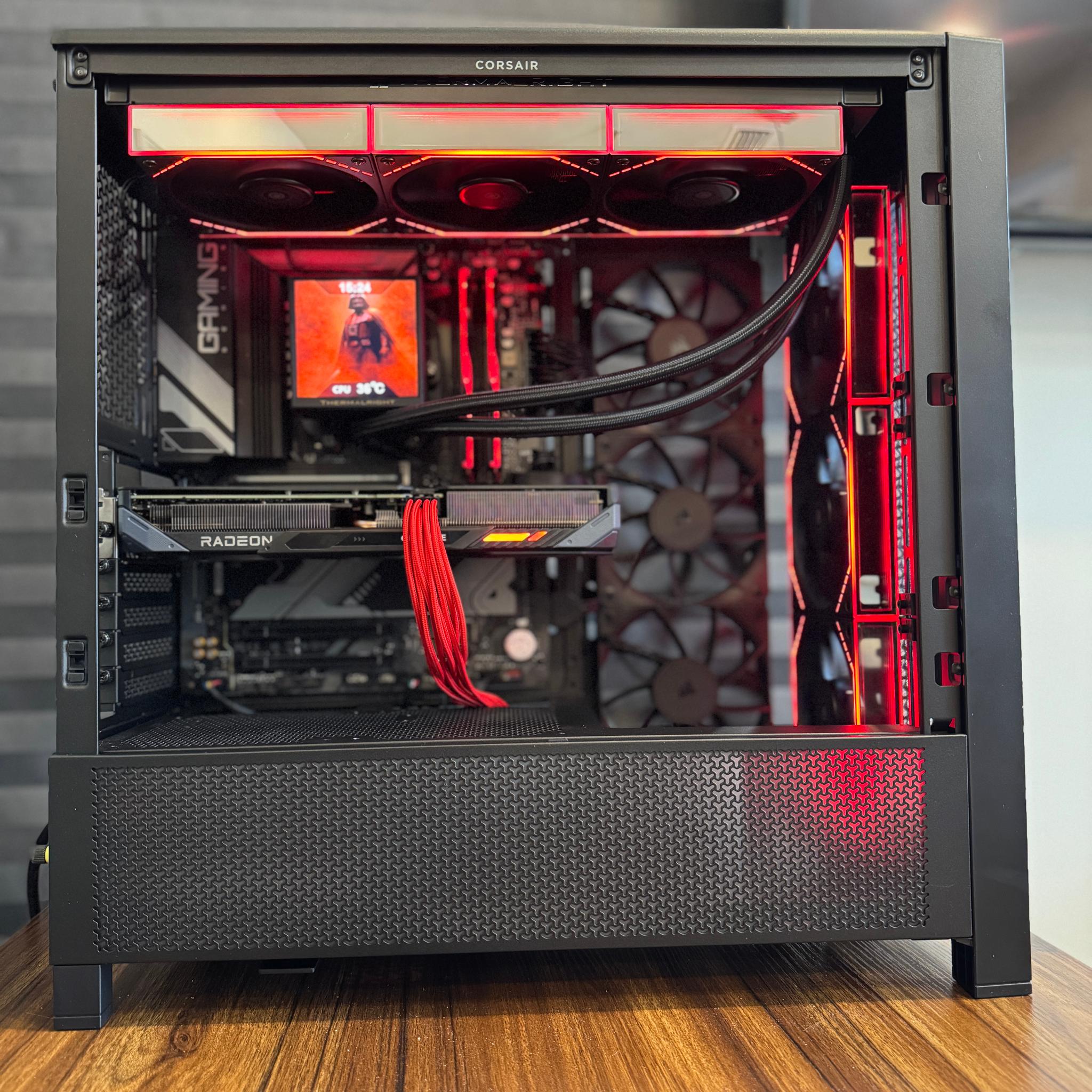 9060t 16gb, 32gb DDR5, 7600x Gaming pc