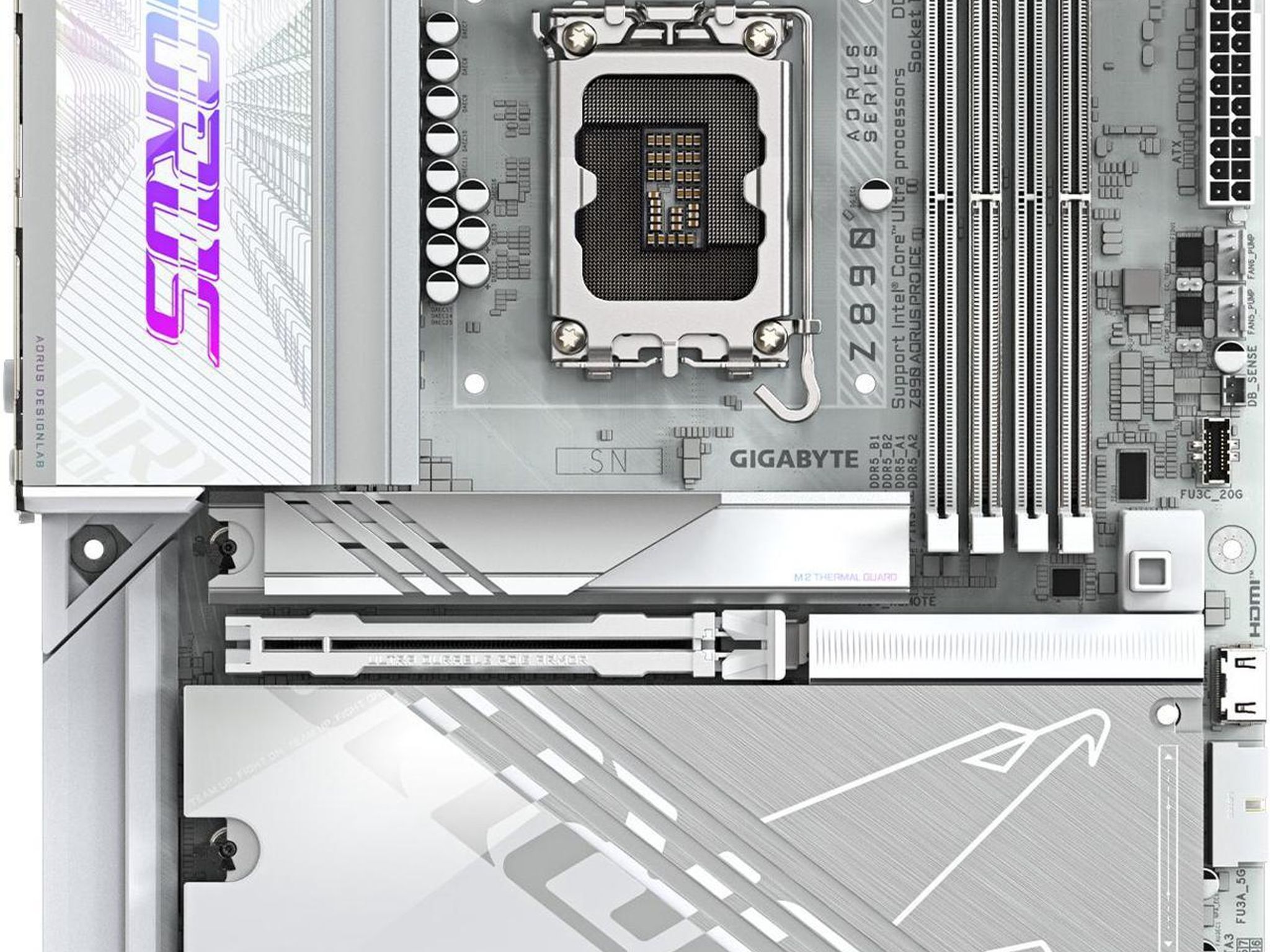 GIGABYTE Z890 AORUS PRO ICE Ultra Core (Series 2) LGA 1851, ATX, DDR5
