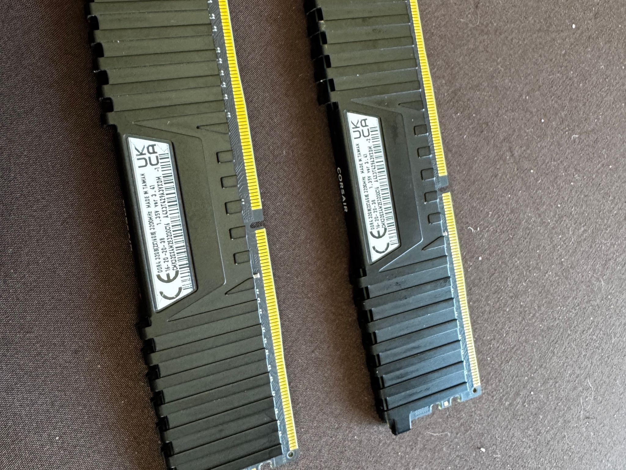 Corsair Vengeance LPX DDR4 RAM kit - 32gb (2x16) 3200mHz - USED/GREAT