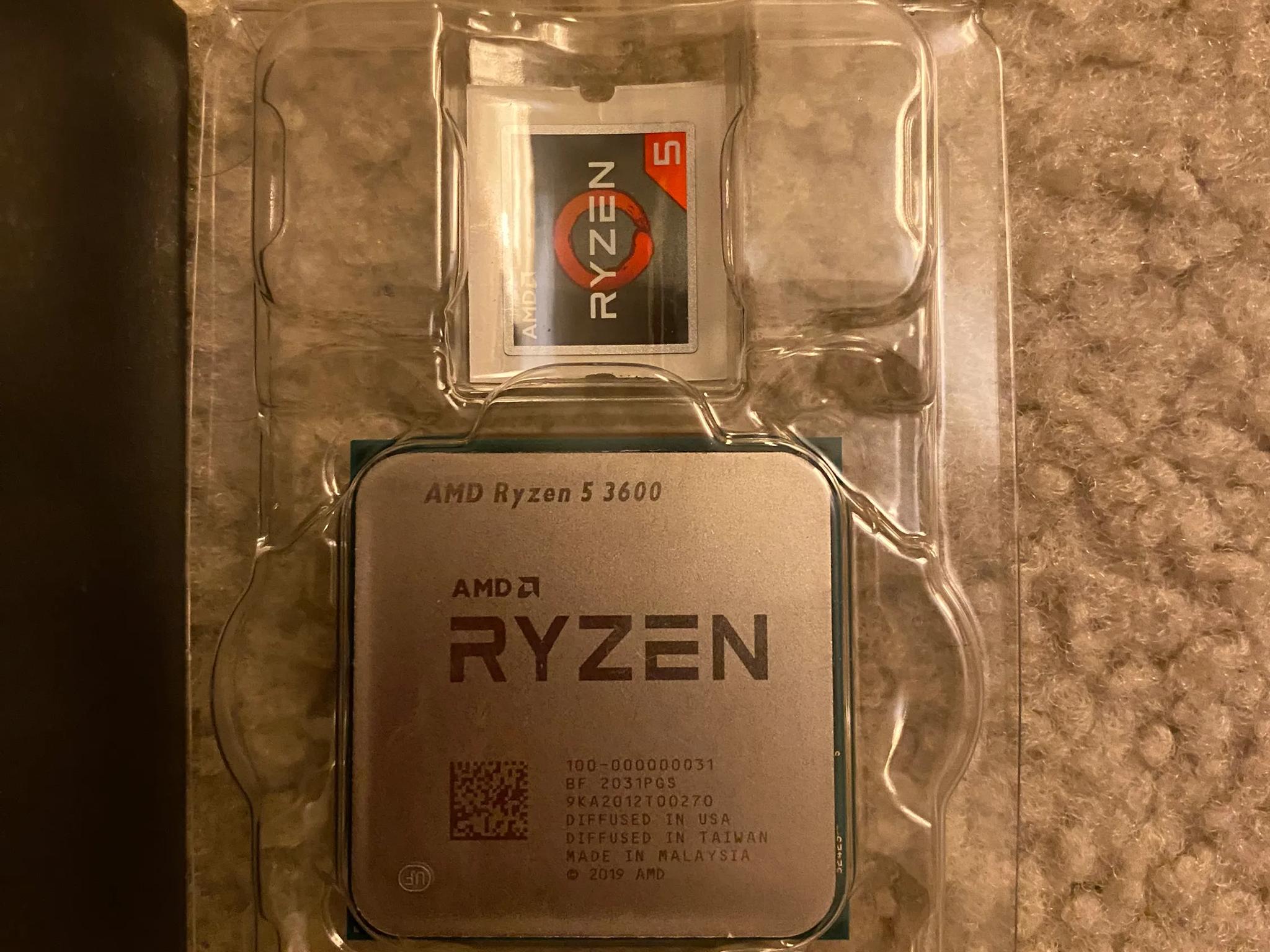 AMD Ryzen 5 3600 Processor + Heatsink