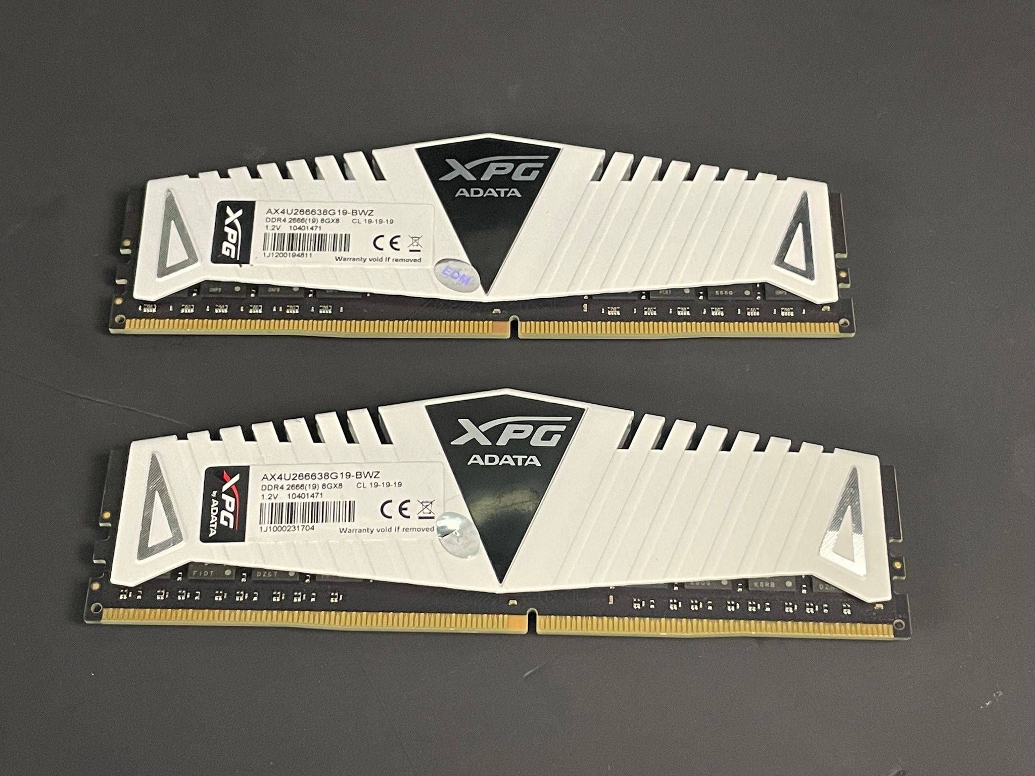 Adata XPG 16GB CL19 DDR4 2x8GB 2666MHZ RAM Kit | Free Shipping