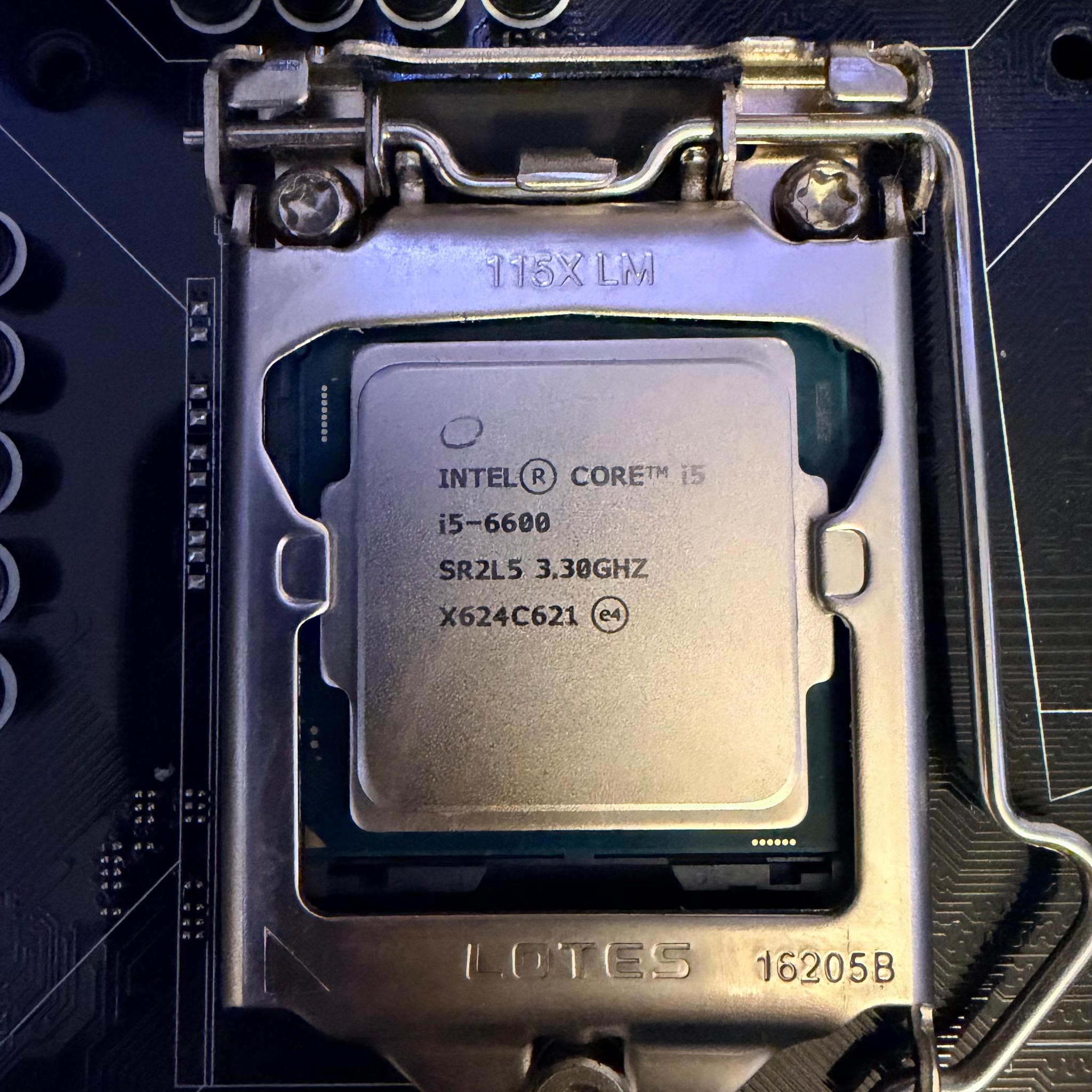 Intel i5-6600 with Asus H170 ATX motherboard