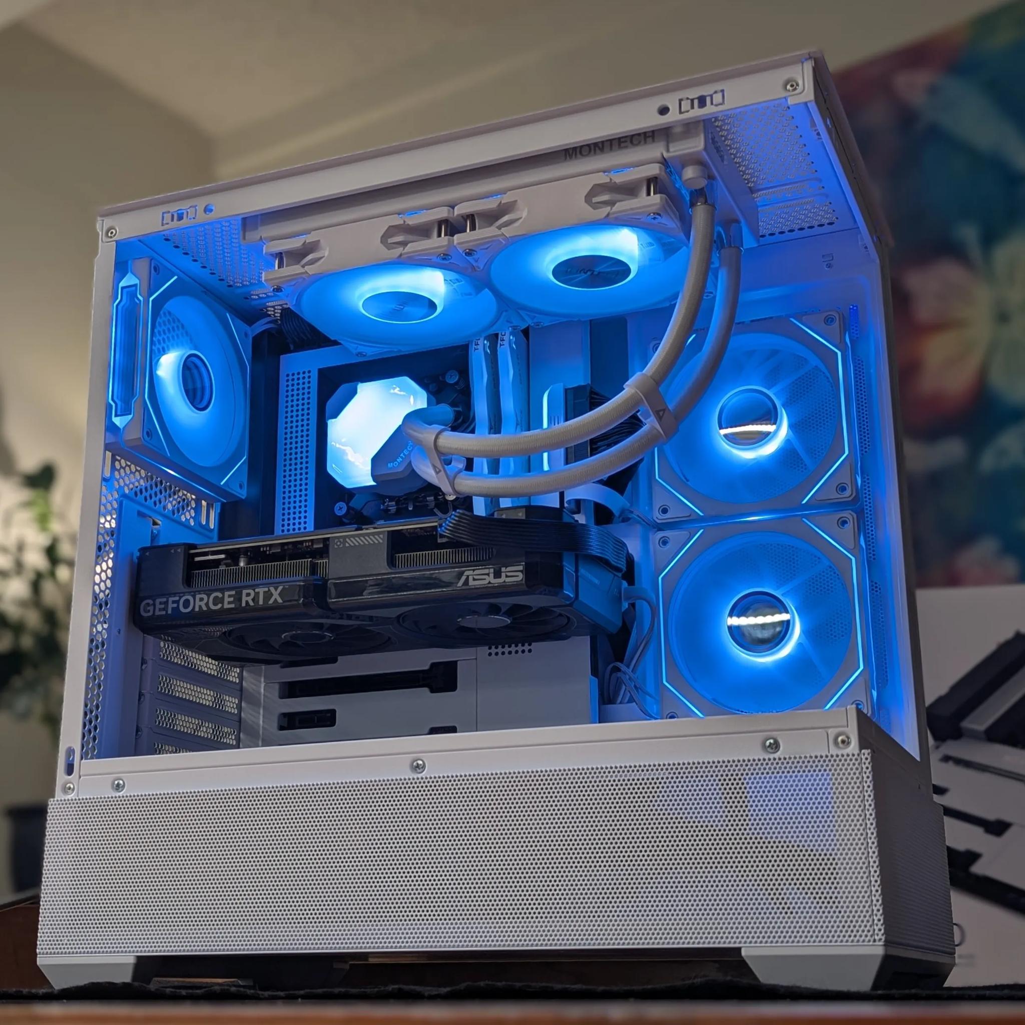 💀 Ghost – 4070 Gaming PC | 13600KF + 32GB DDR5 + NVMe Gen4 ⚡❄️
