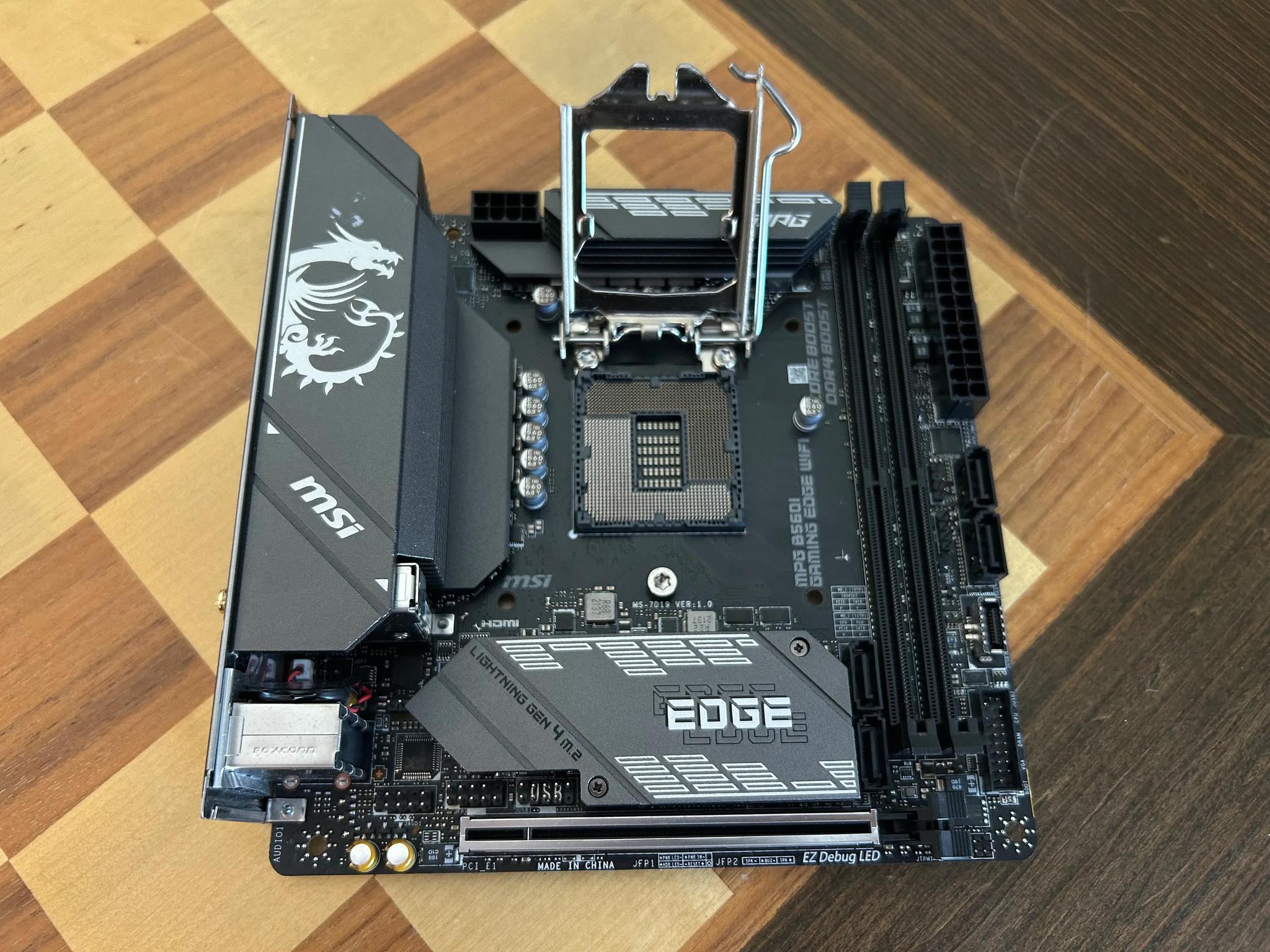 MSI B560i Gaming Edge Wifi ITX Motherboard AS-IS