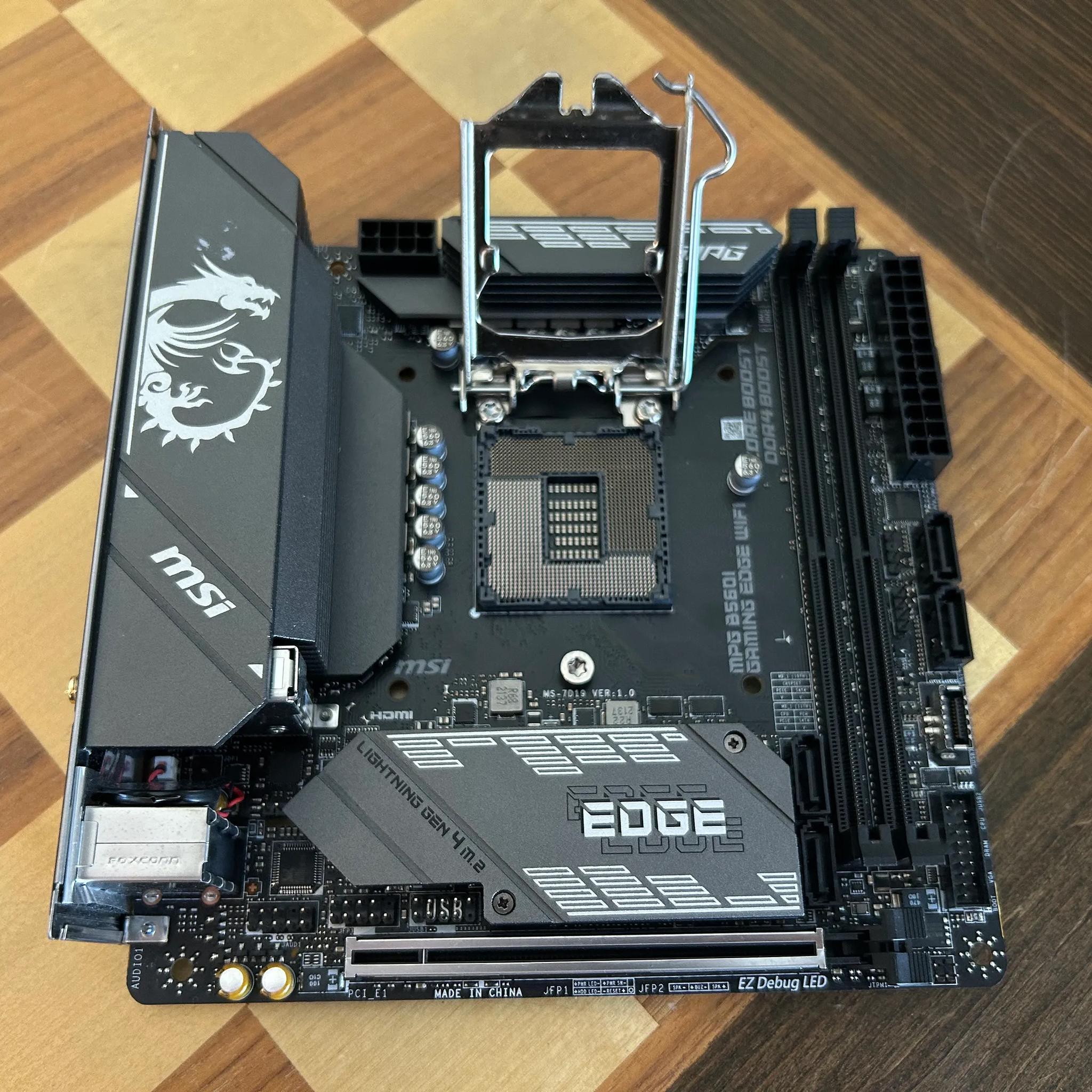 MSI B560i Gaming Edge Wifi ITX Motherboard AS-IS