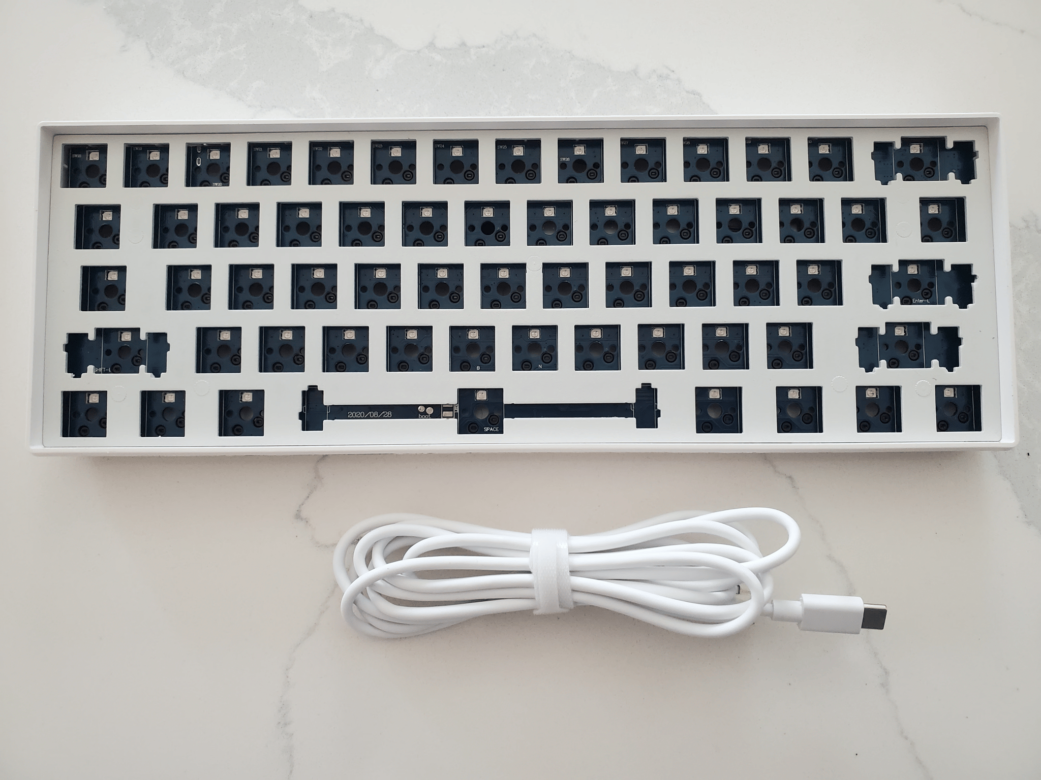 RK61 PCB and Backplate (READ)