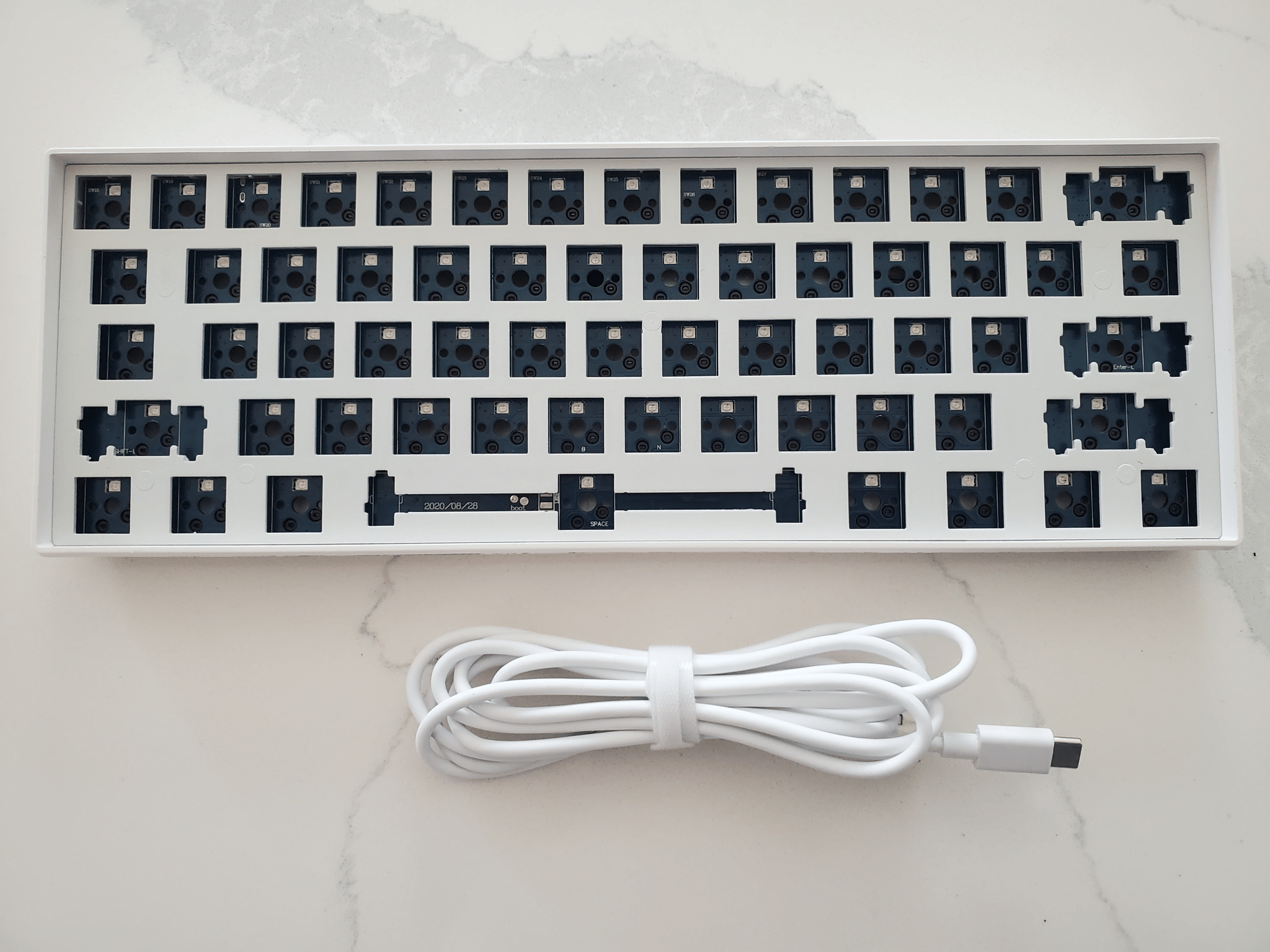 RK61 PCB and Backplate (READ)