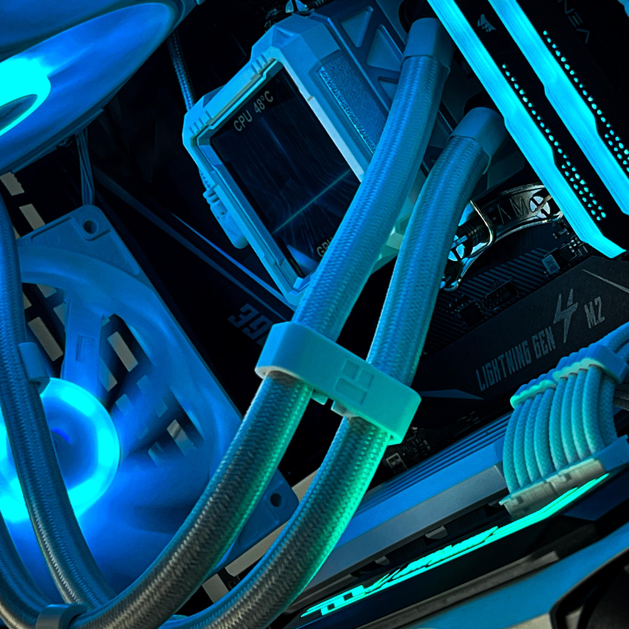 ❄️ 4K Gaming PC❄️  - RTX 3090 24GB, Ryzen 7 5700X3D, 64GB DDR4, 1TB NVMe